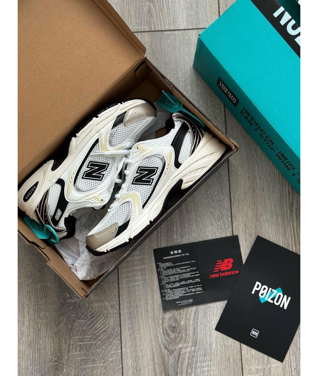 NEW BALANCE Белые синтетические кроссовки, фото 2