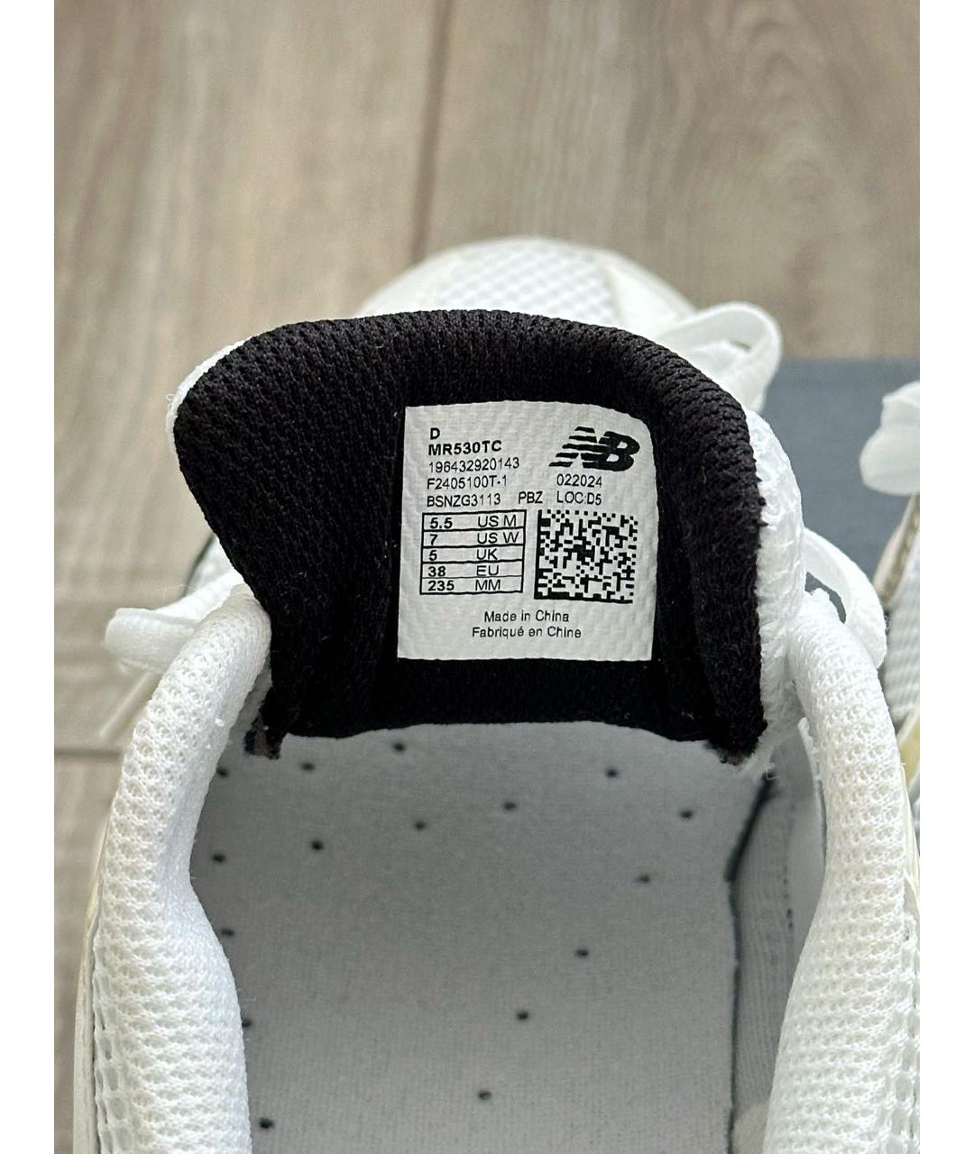 NEW BALANCE Белые синтетические кроссовки, фото 7