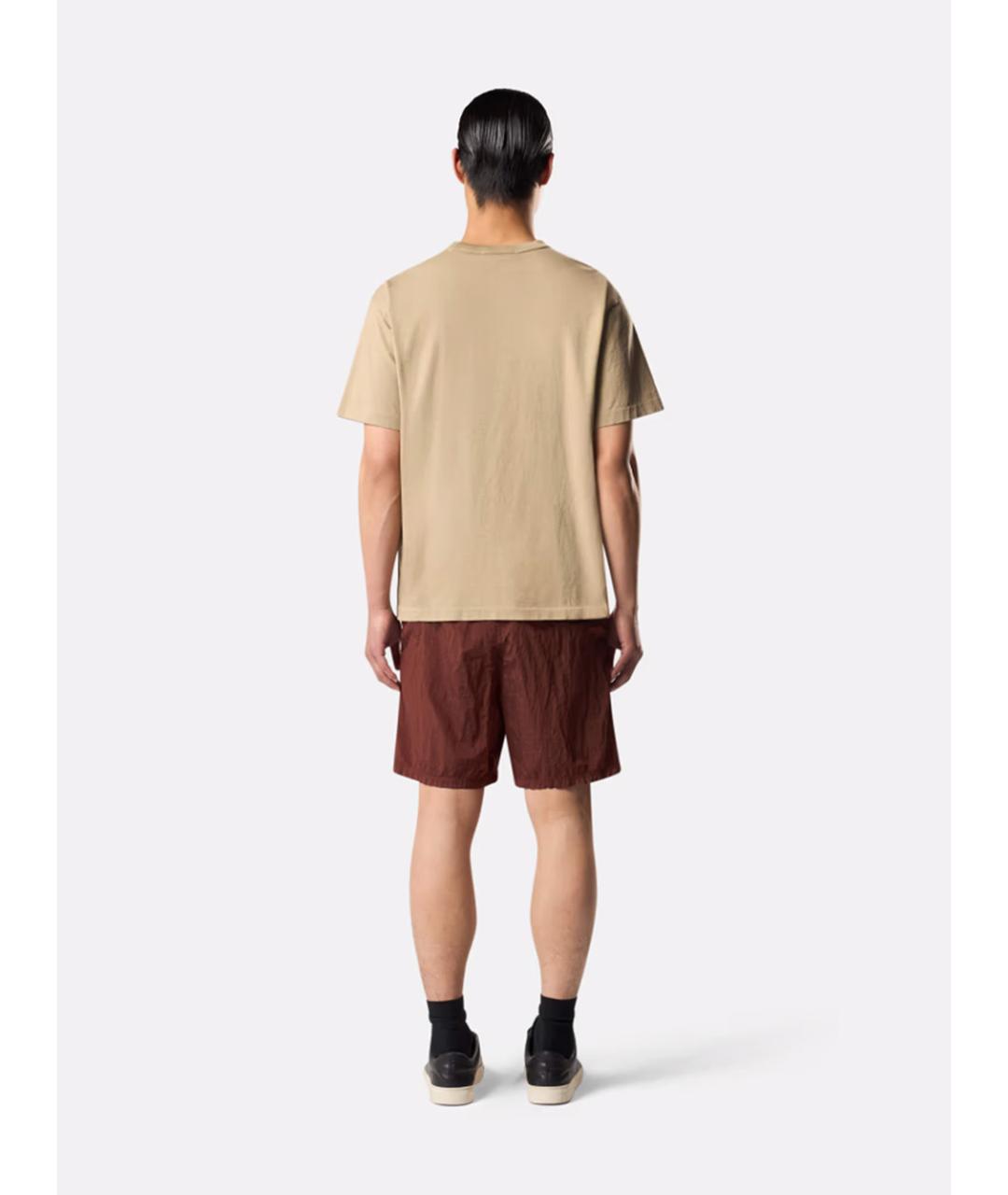 STONE ISLAND Бордовые шорты, фото 5