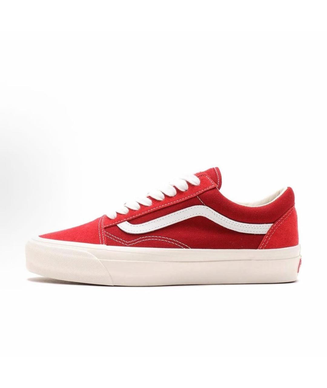 VANS Красные низкие кроссовки / кеды, фото 1