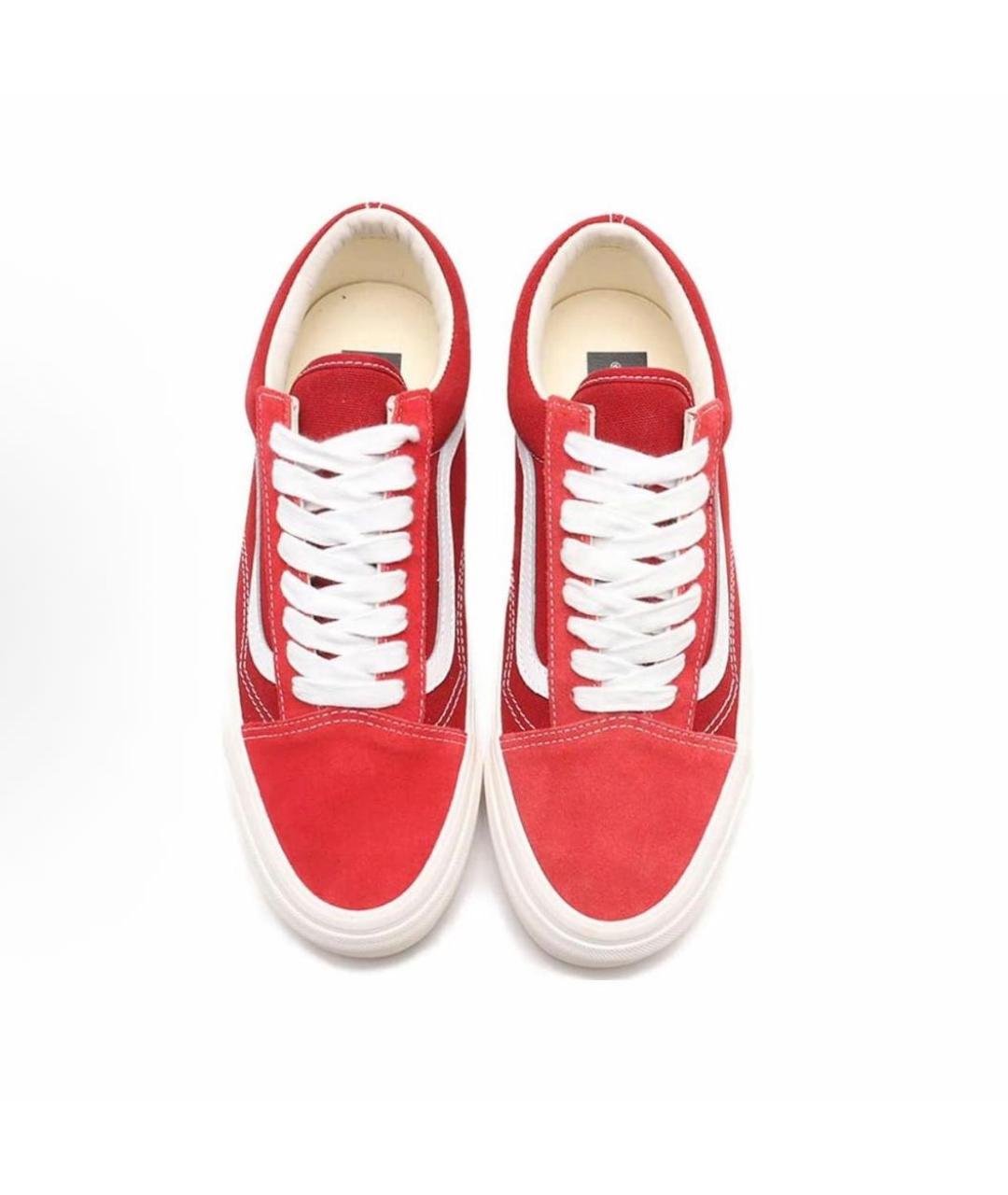 VANS Красные низкие кроссовки / кеды, фото 3