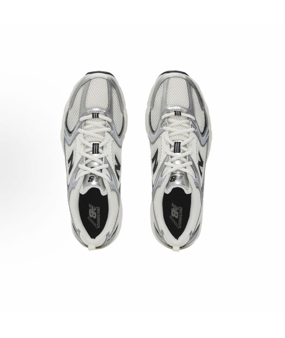 NEW BALANCE Серебряные кроссовки, фото 3