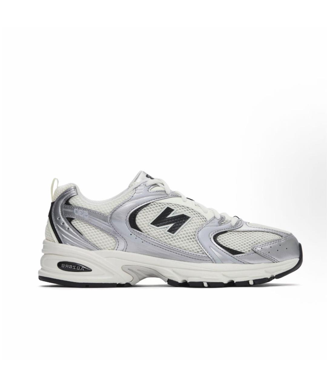 NEW BALANCE Серебряные кроссовки, фото 1