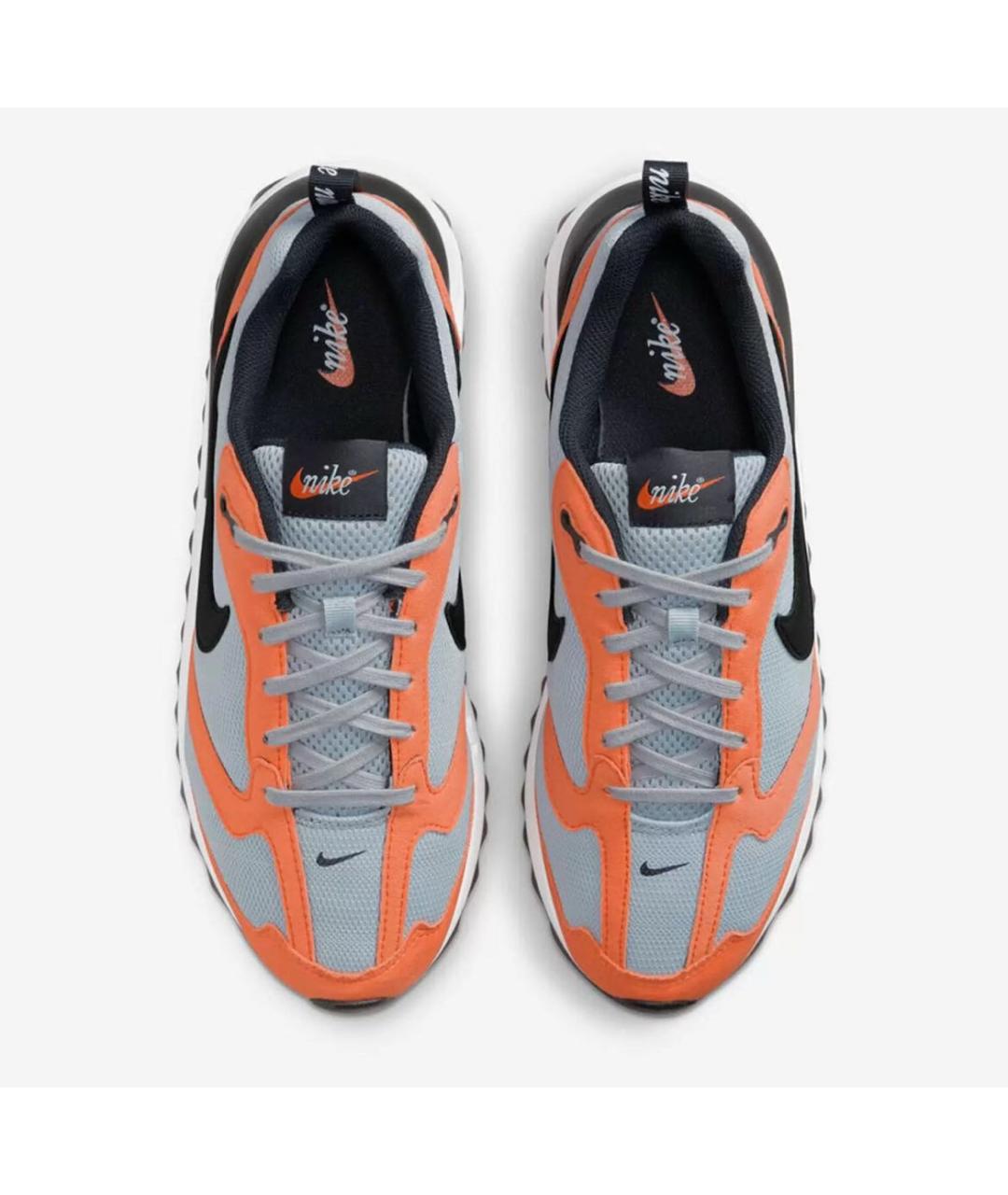 NIKE Оранжевое текстильные низкие кроссовки / кеды, фото 3