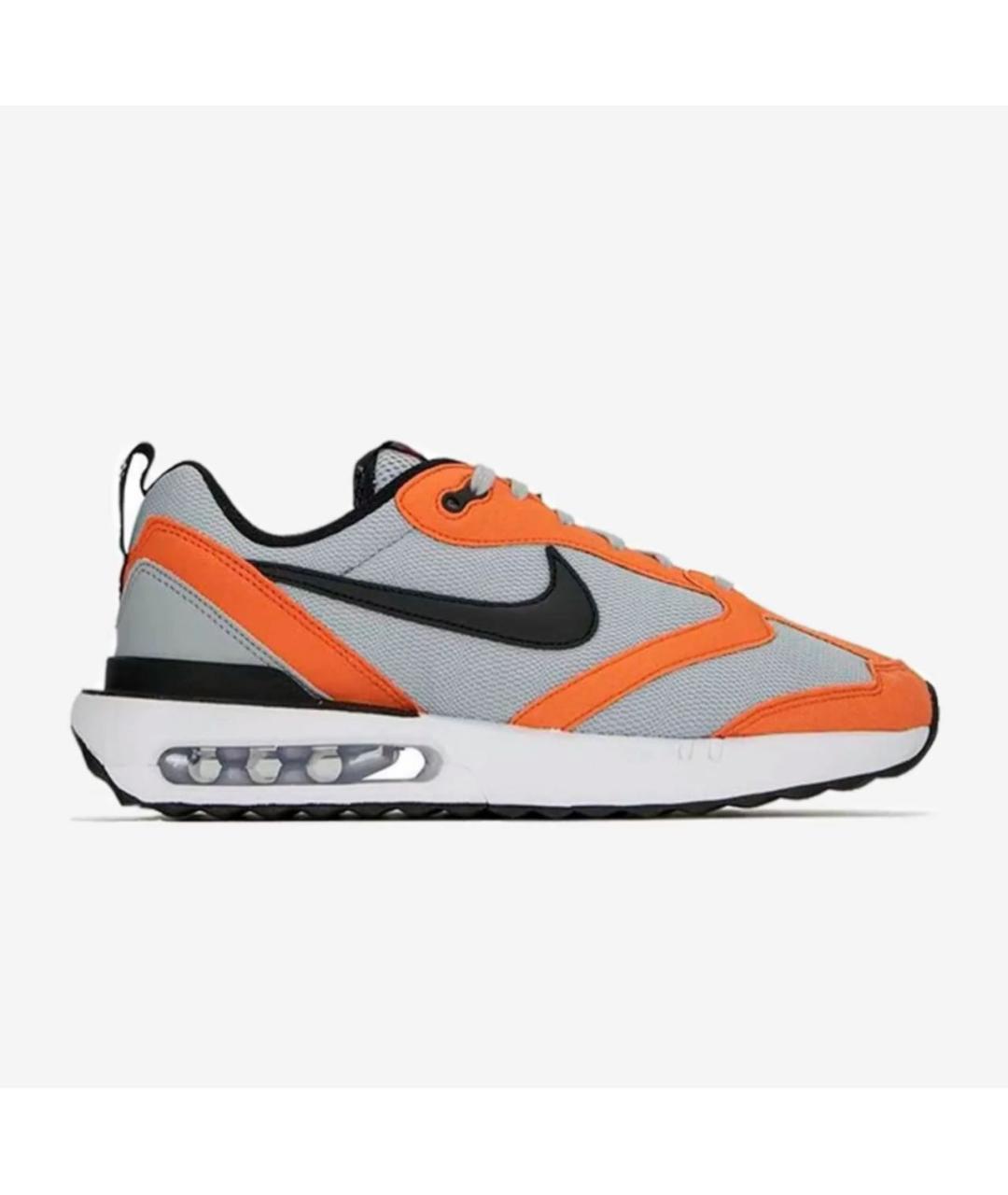 NIKE Оранжевое текстильные низкие кроссовки / кеды, фото 9