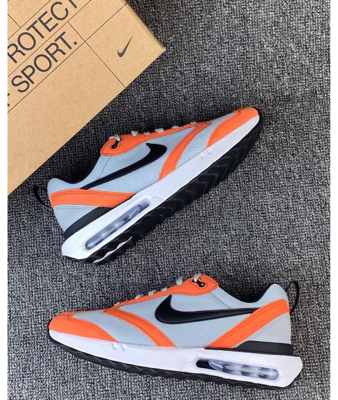 NIKE Оранжевое текстильные низкие кроссовки / кеды, фото 6