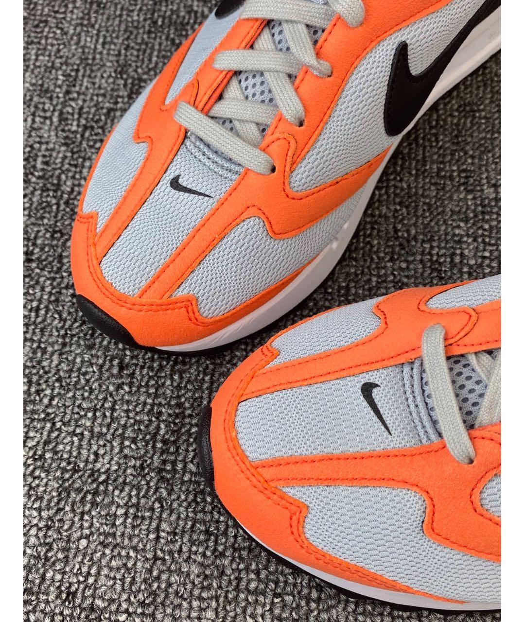 NIKE Оранжевое текстильные низкие кроссовки / кеды, фото 7