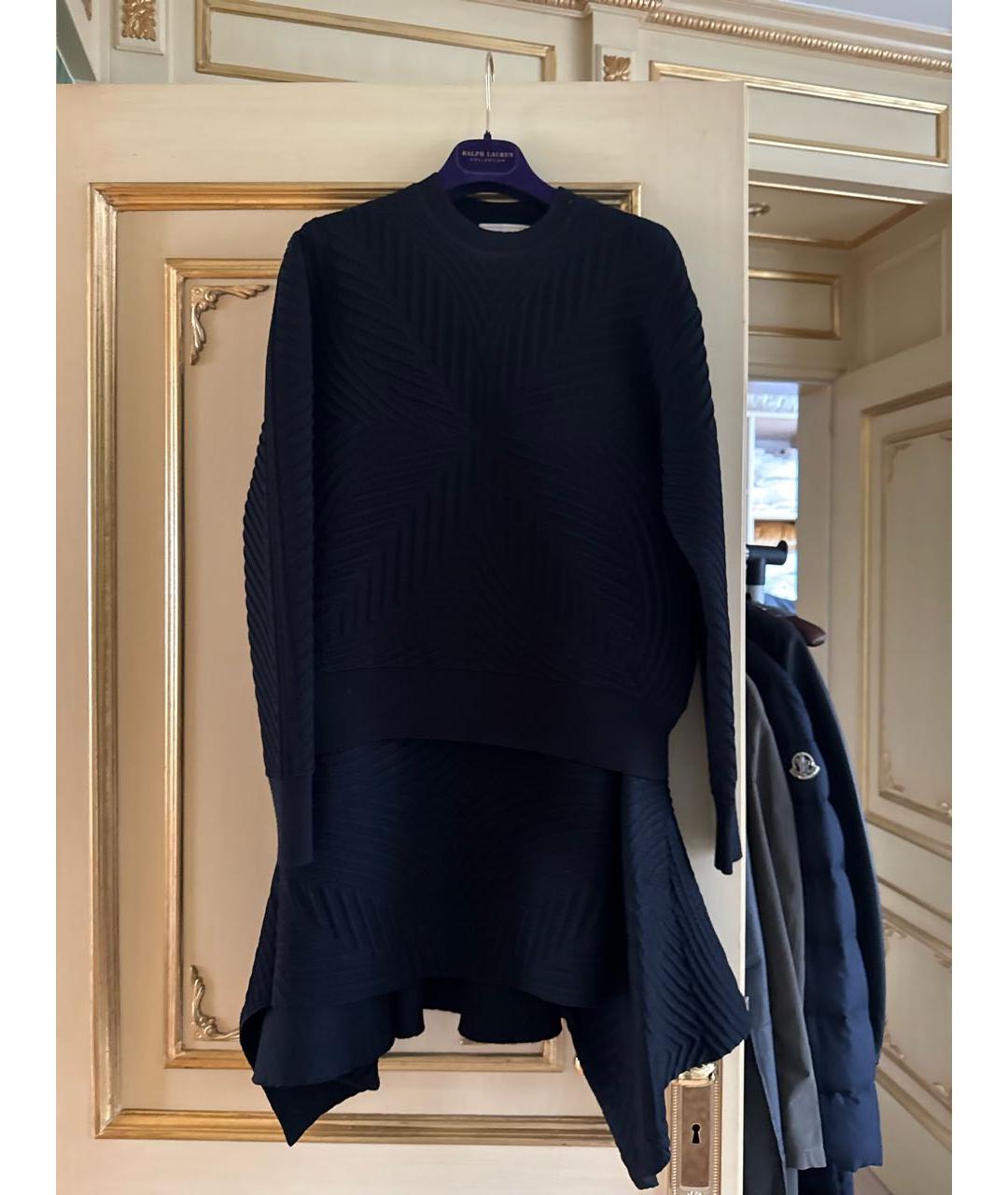 ALEXANDER MCQUEEN Черный шерстяной костюм с юбками, фото 4
