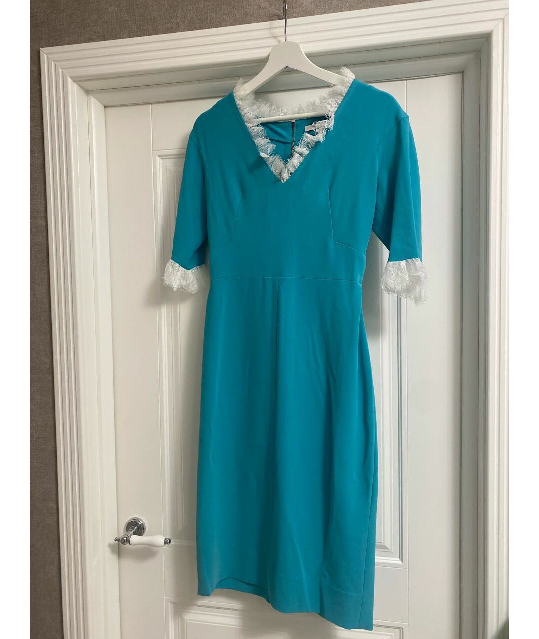 STELLA MCCARTNEY Голубое коктейльное платье, фото 7