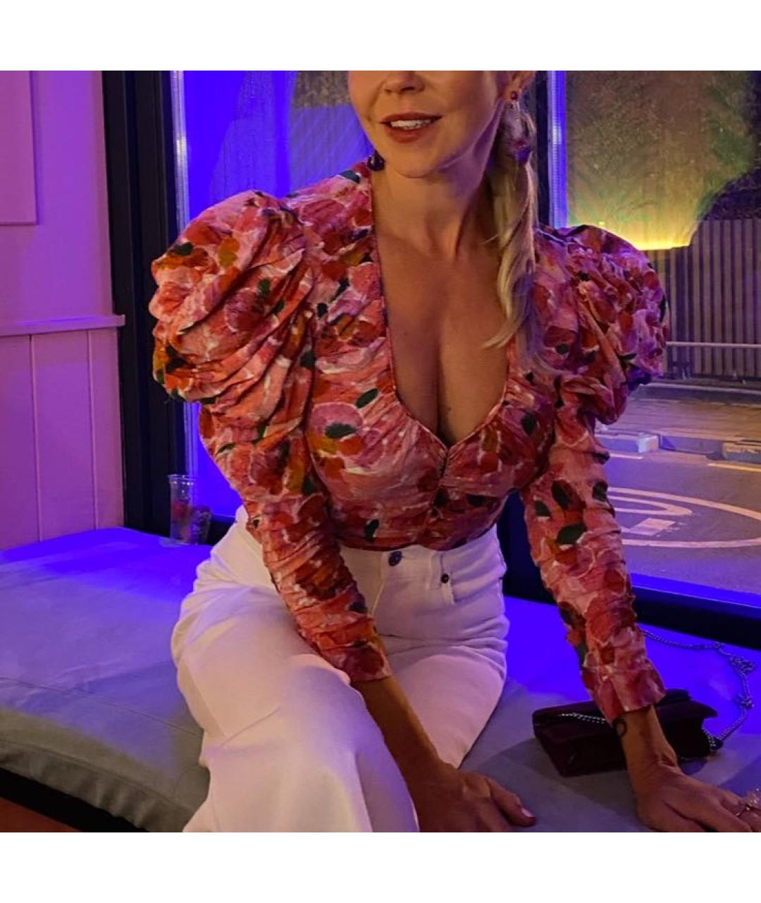 ISABEL MARANT Розовая вискозная блузы, фото 5