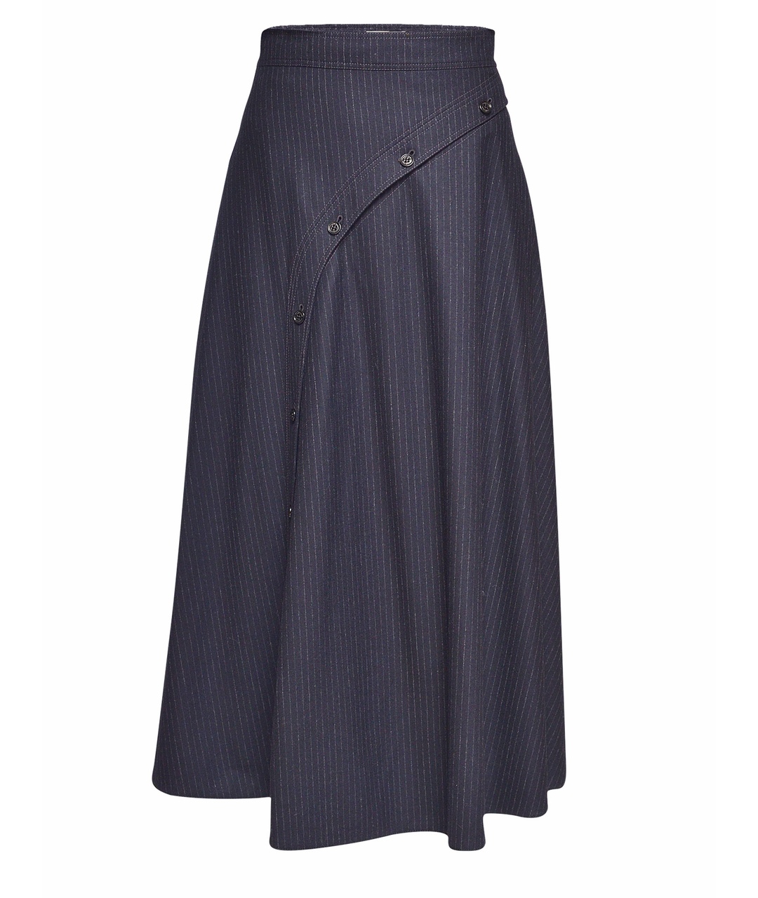 NINA RICCI Темно-синяя юбка миди, фото 1