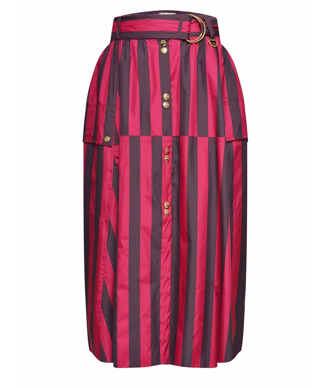 NINA RICCI Бордовая юбка миди, фото 1