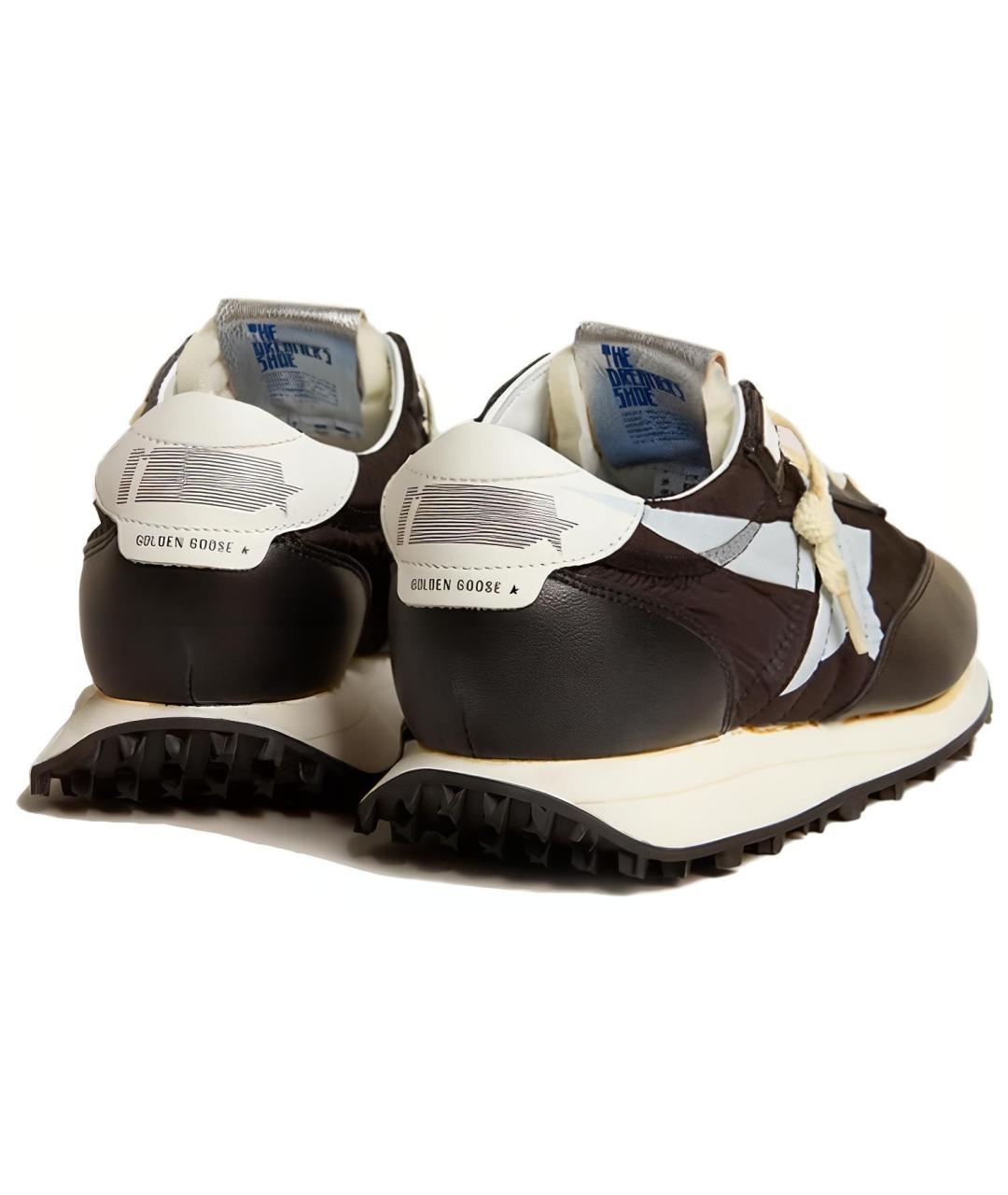GOLDEN GOOSE DELUXE BRAND Черные низкие кроссовки / кеды, фото 4
