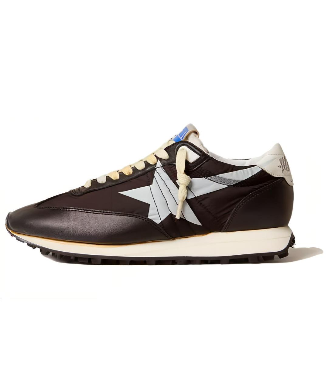 GOLDEN GOOSE DELUXE BRAND Черные низкие кроссовки / кеды, фото 2