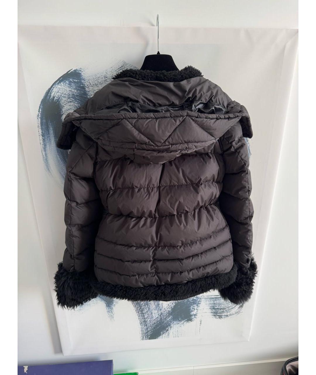 MONCLER Черная куртка, фото 2