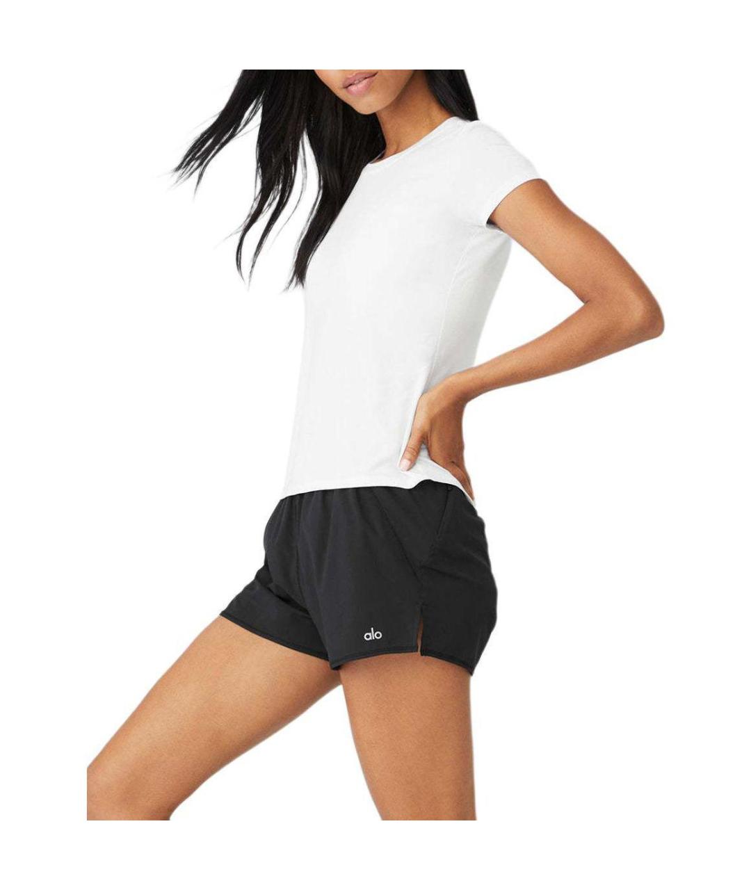 ALO YOGA Белая футболка, фото 5