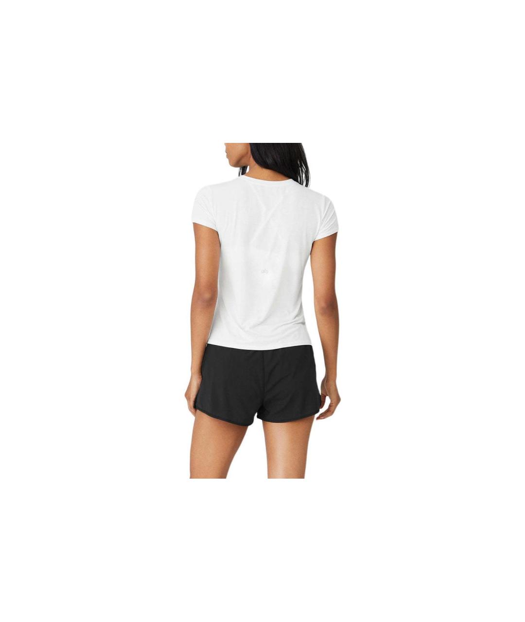 ALO YOGA Белая футболка, фото 4