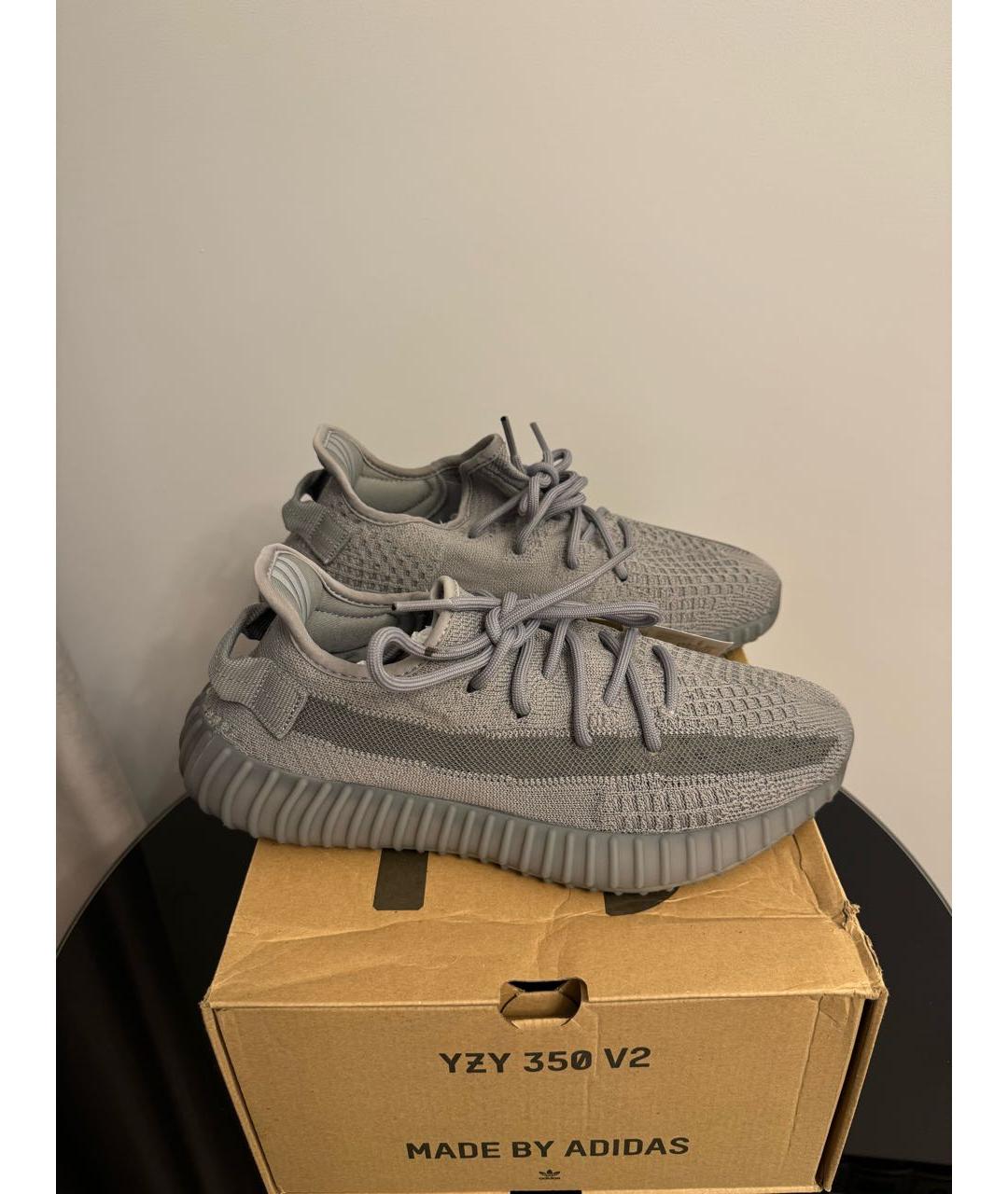 ADIDAS YEEZY Серые текстильные кроссовки, фото 6