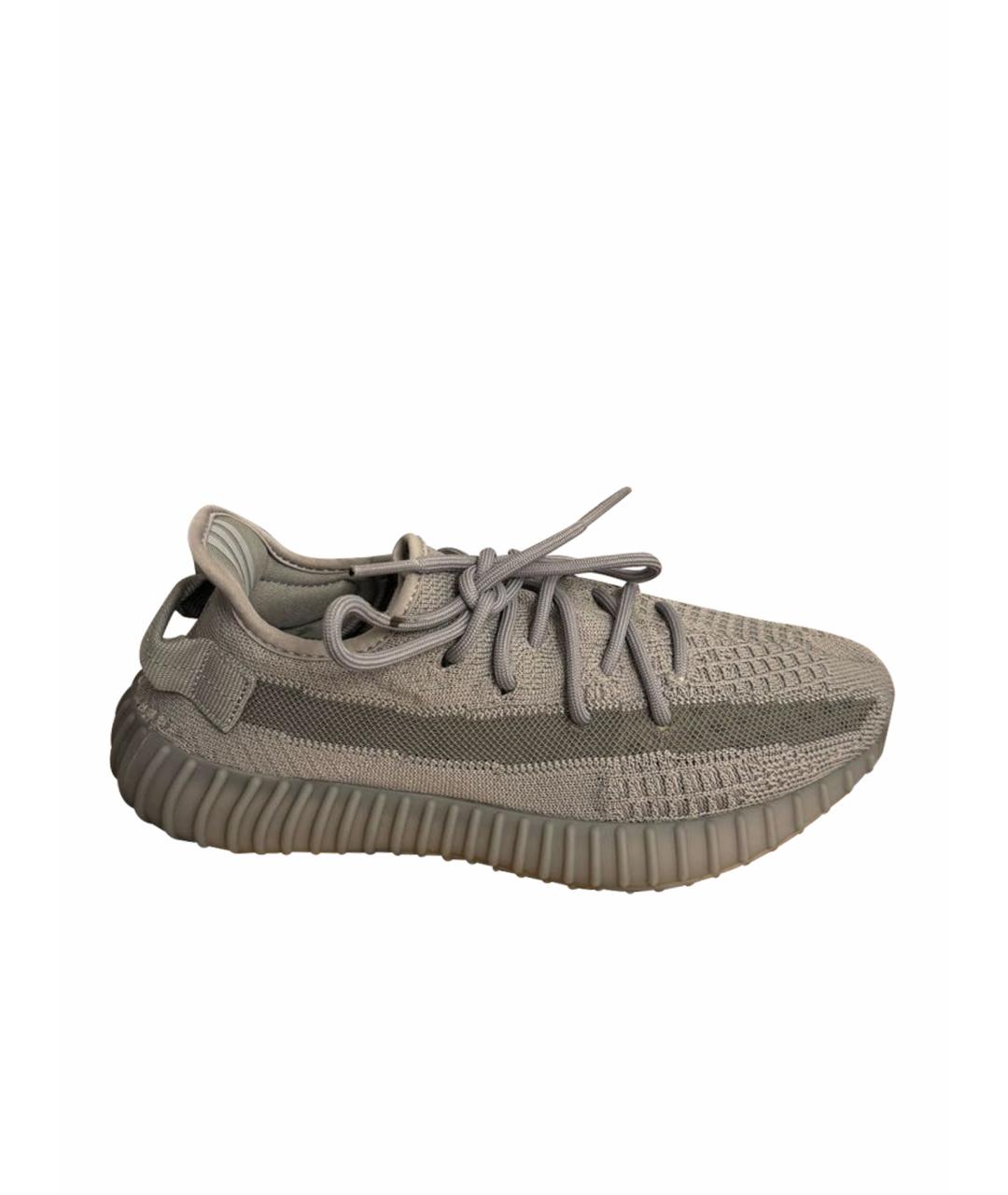 ADIDAS YEEZY Серые текстильные кроссовки, фото 1