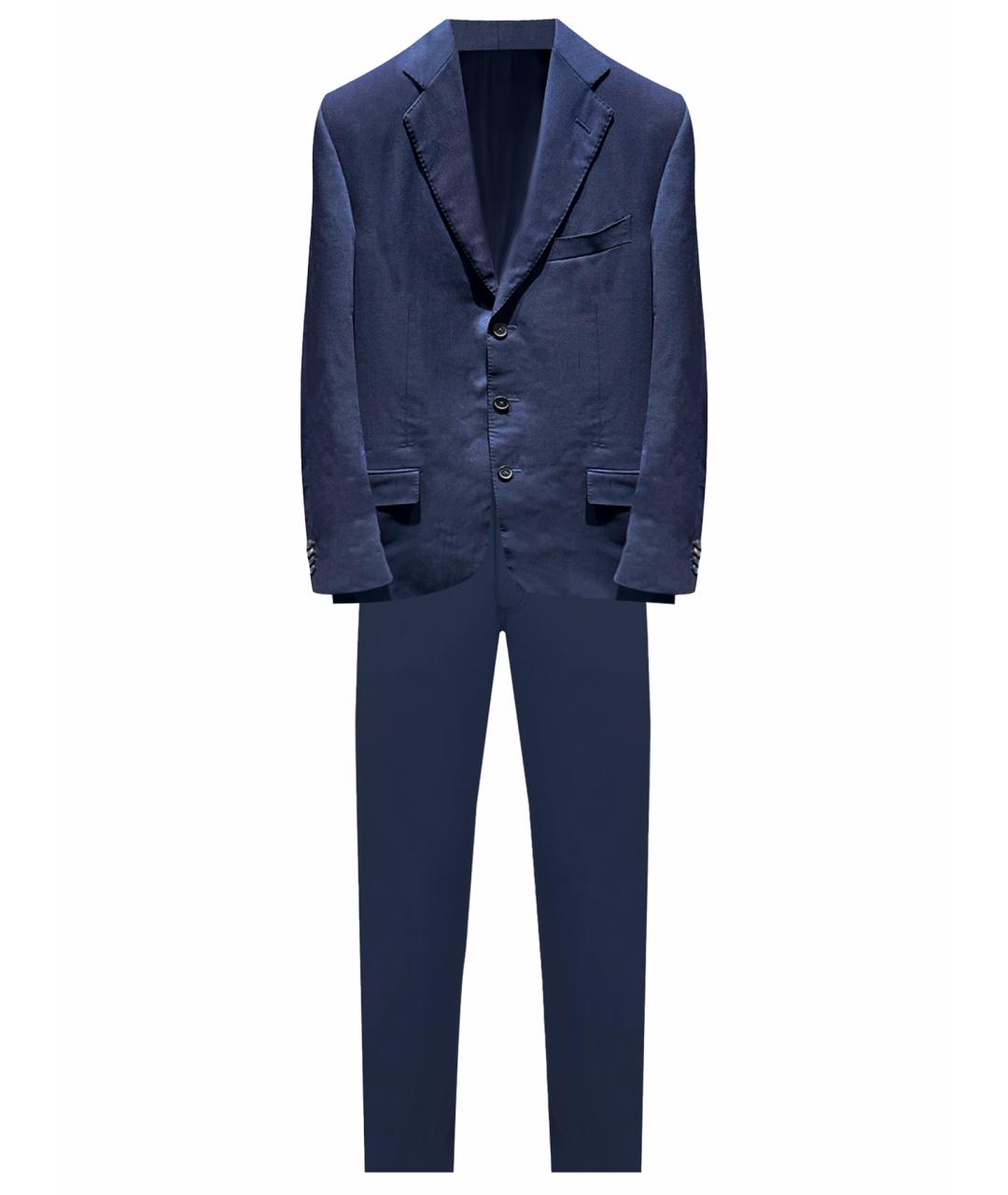 ERMENEGILDO ZEGNA Темно-синий классический костюм, фото 1