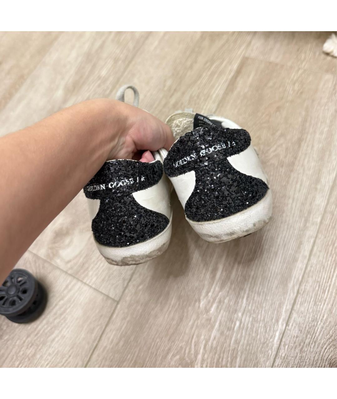 GOLDEN GOOSE DELUXE BRAND Белые кожаные кеды, фото 4