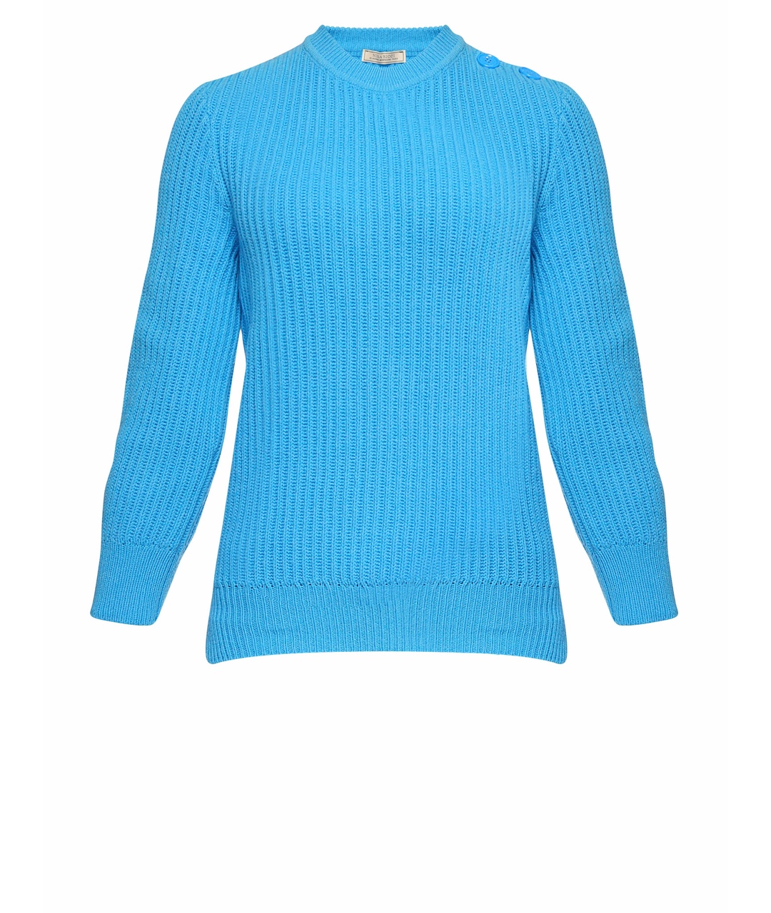 NINA RICCI Голубой шерстяной джемпер / свитер, фото 1