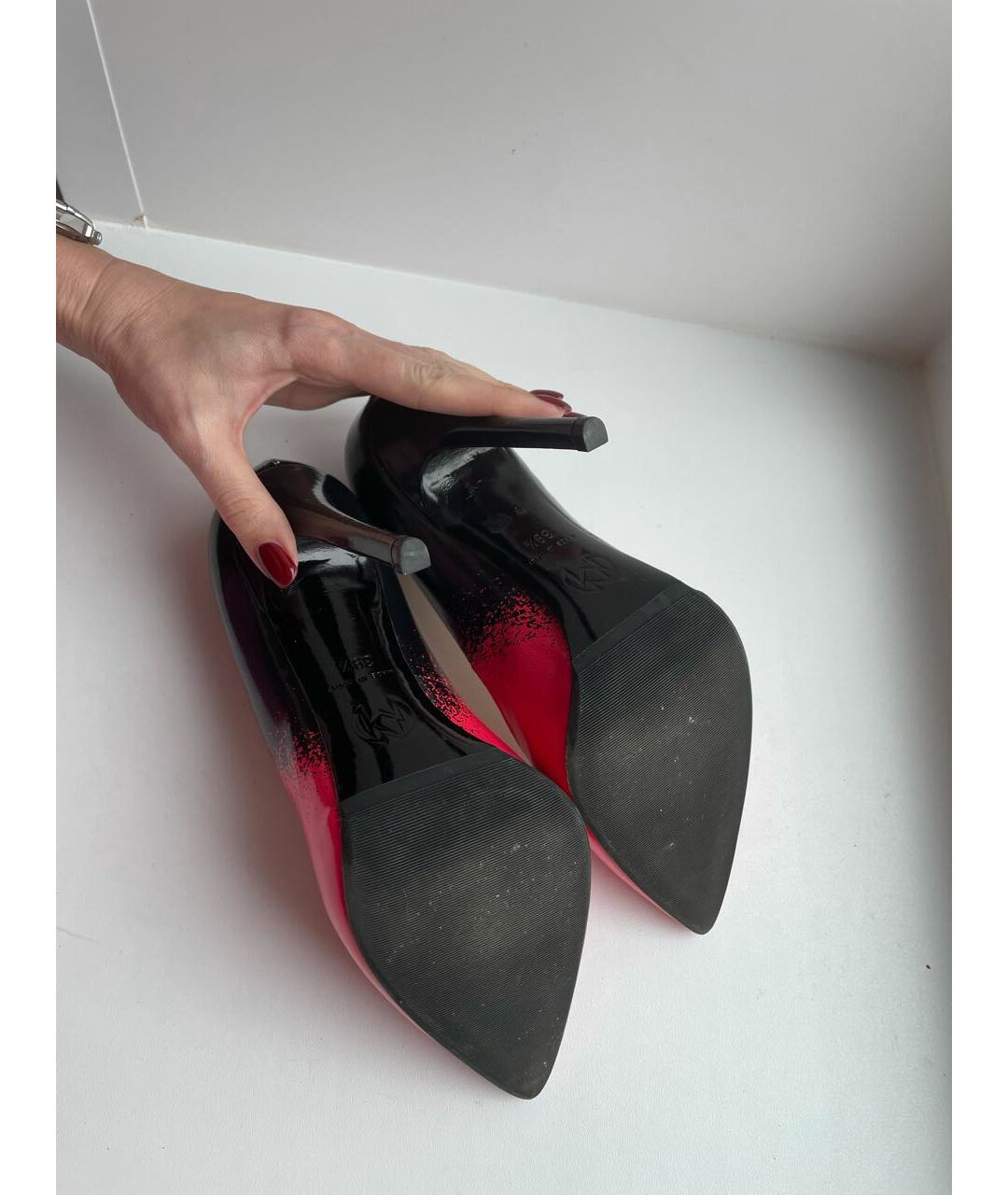 NANDO MUZI Мульти туфли из лакированной кожи, фото 5