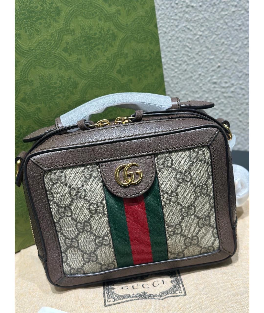 GUCCI Коричневая сумка через плечо, фото 2