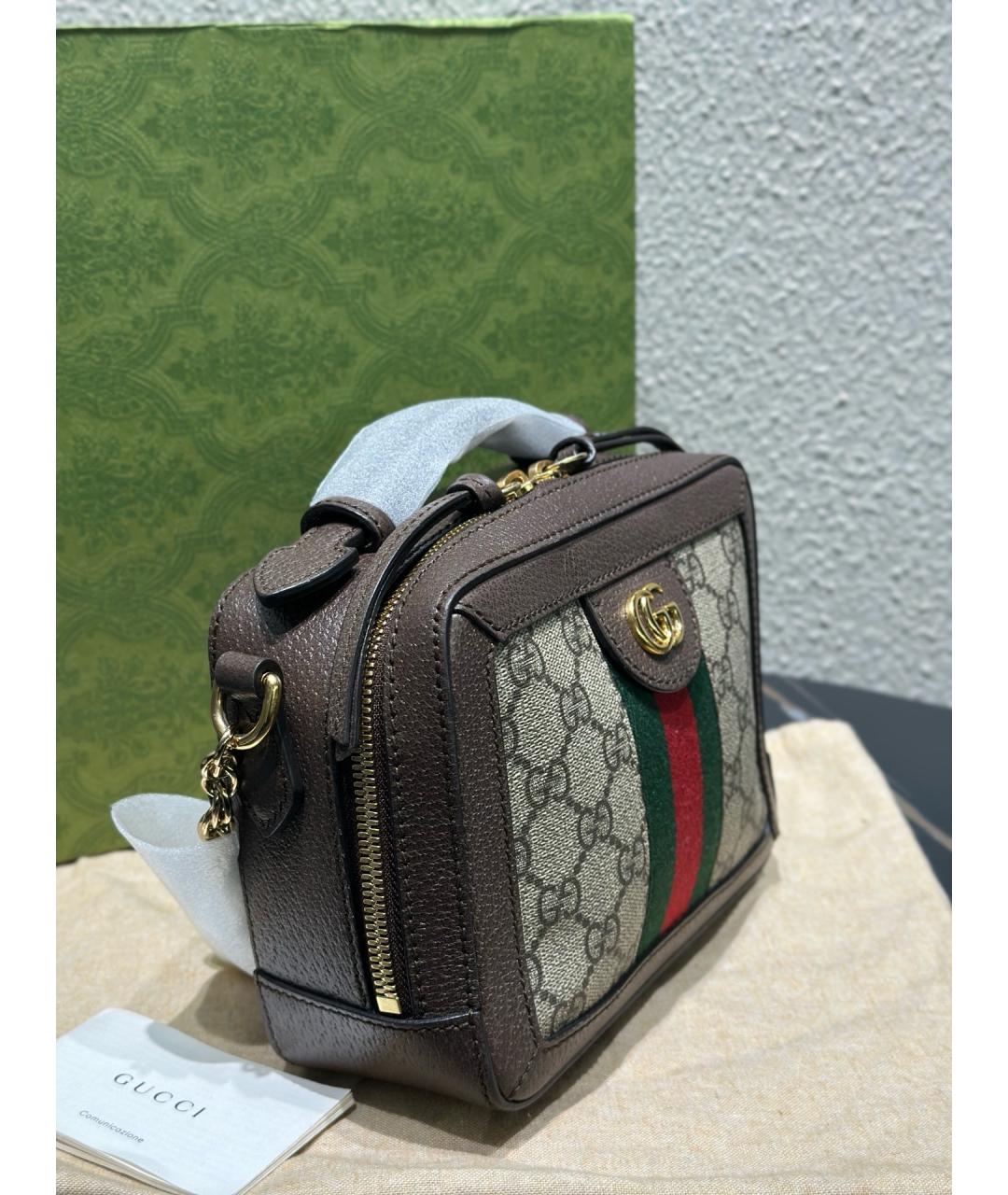 GUCCI Коричневая сумка через плечо, фото 3