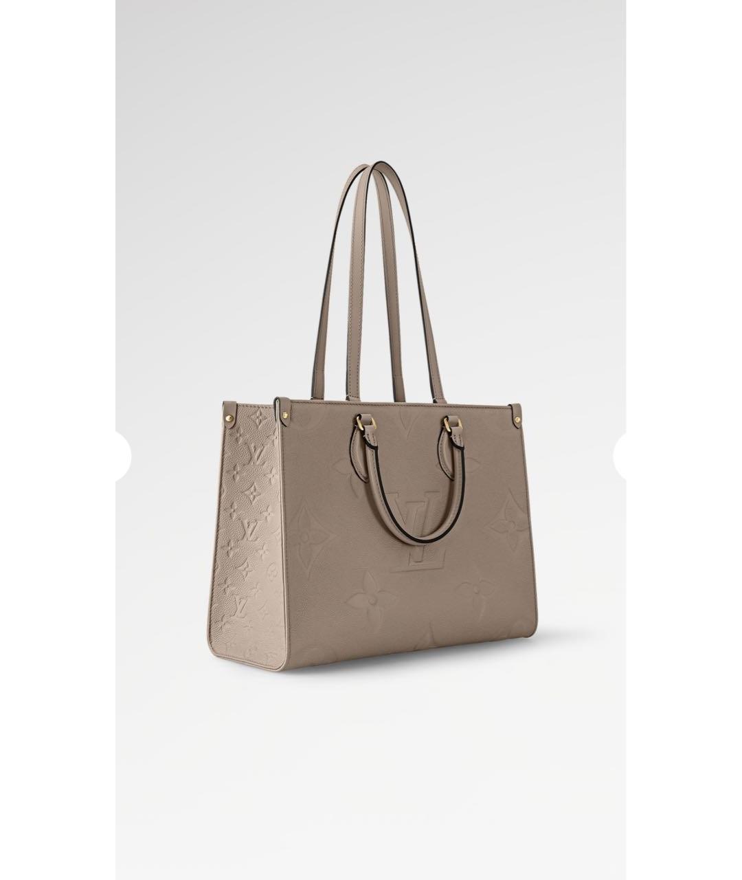 LOUIS VUITTON Бежевая сумка тоут, фото 2