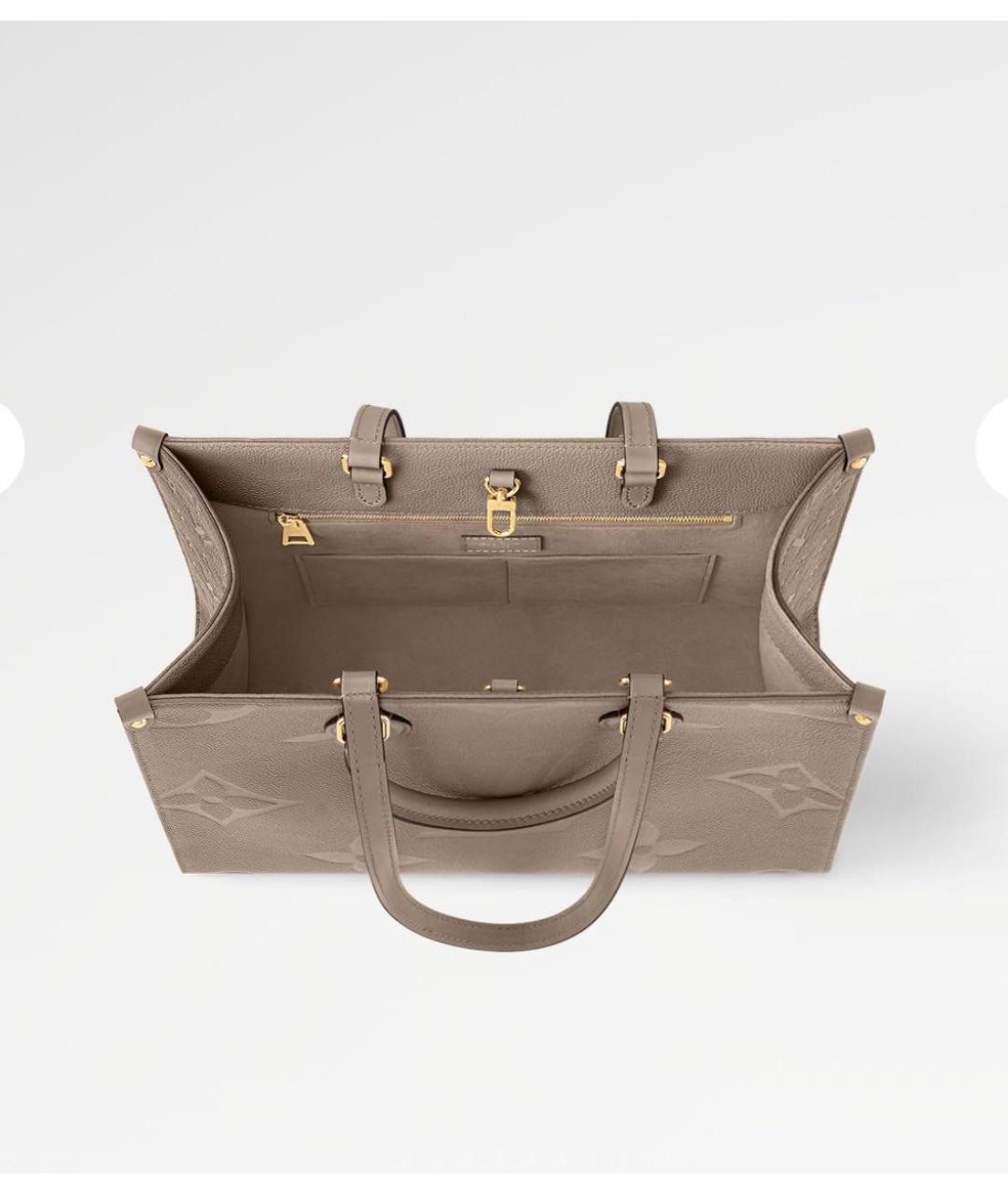 LOUIS VUITTON Бежевая сумка тоут, фото 3