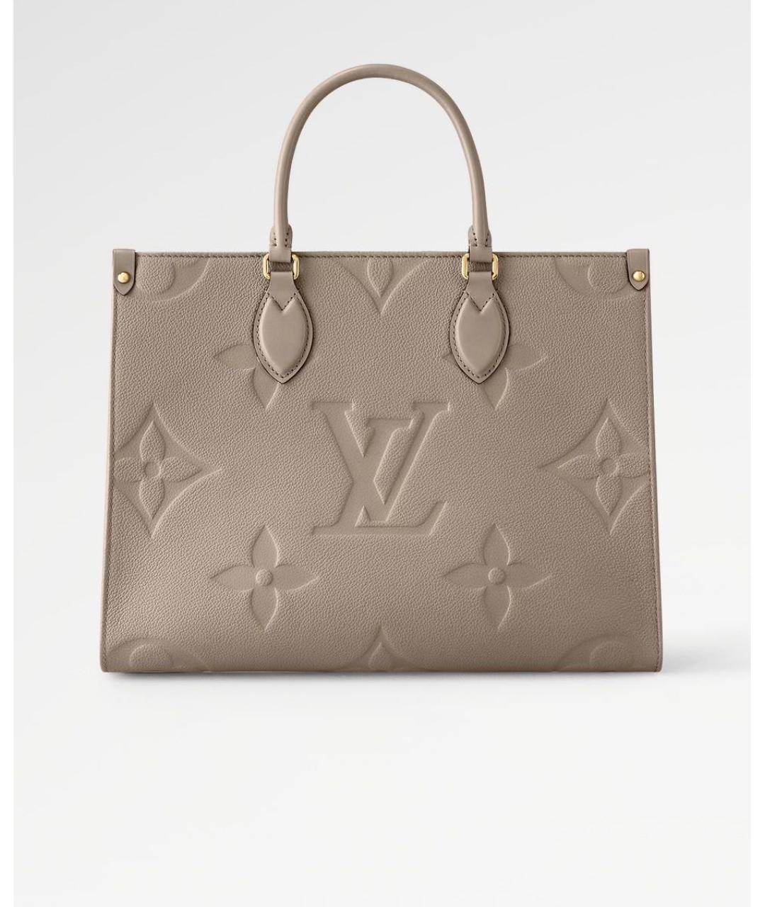 LOUIS VUITTON Бежевая сумка тоут, фото 6
