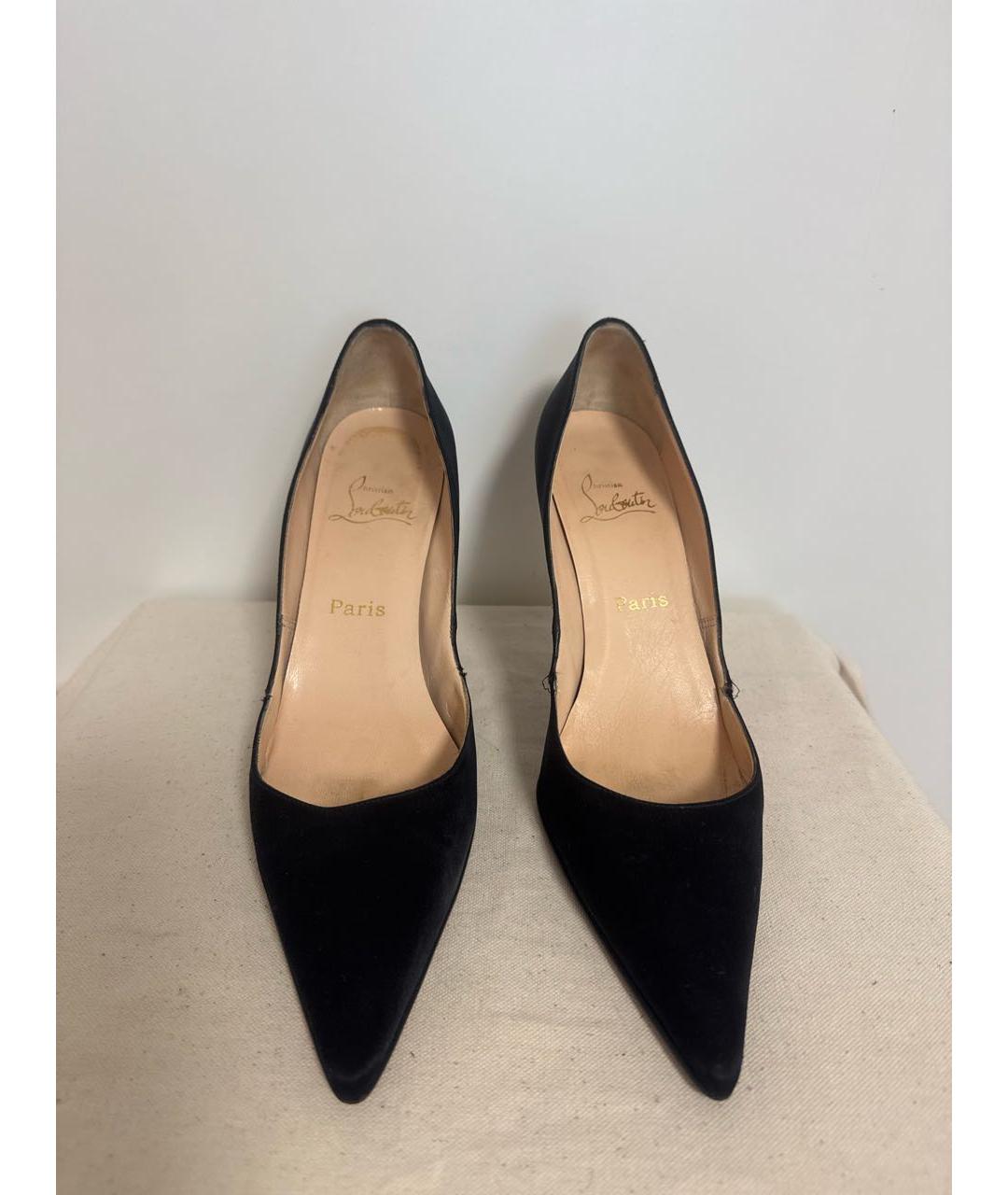 CHRISTIAN LOUBOUTIN Черные туфли, фото 2