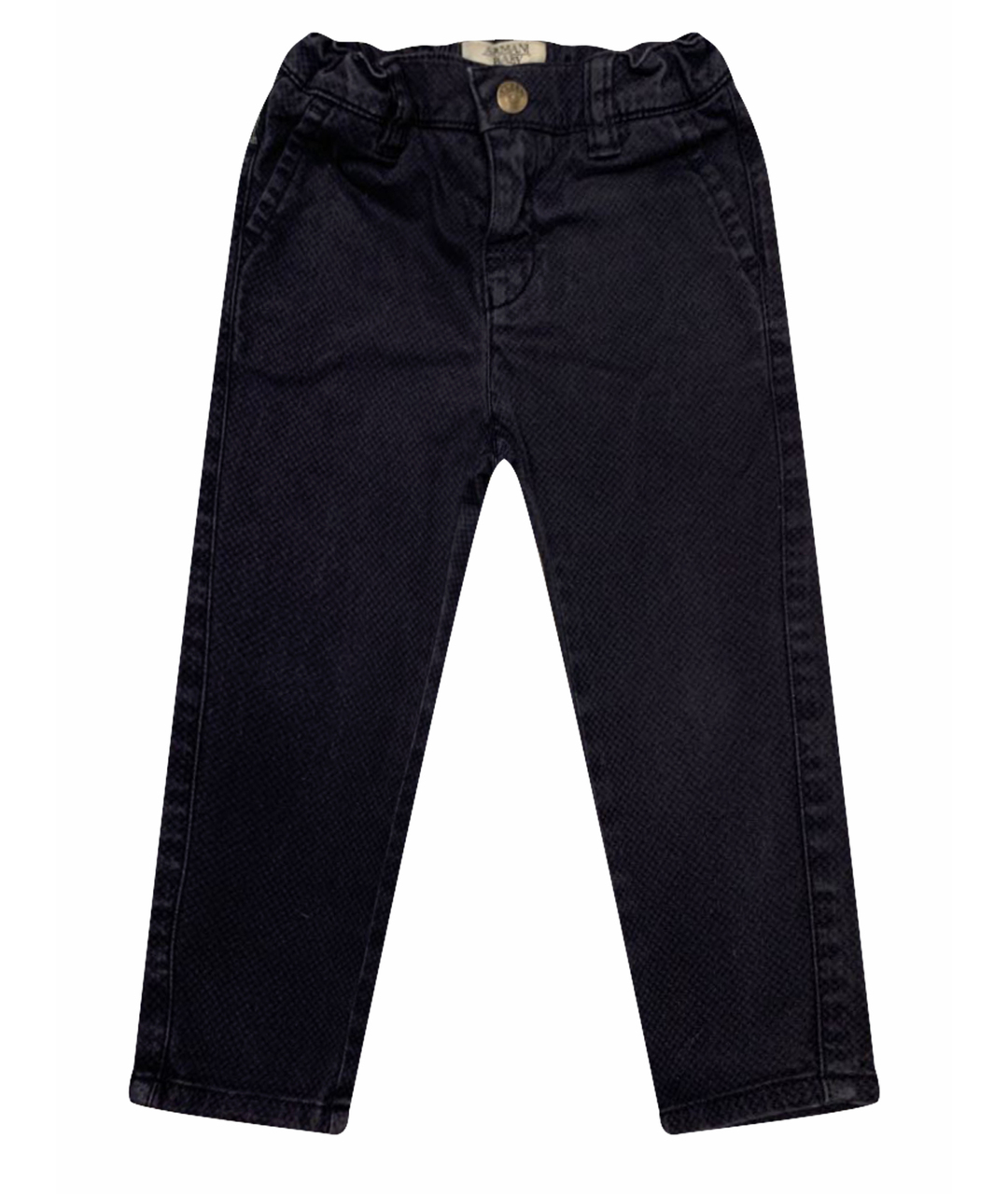 EMPORIO ARMANI KIDS Темно-синие хлопковые брюки и шорты, фото 1