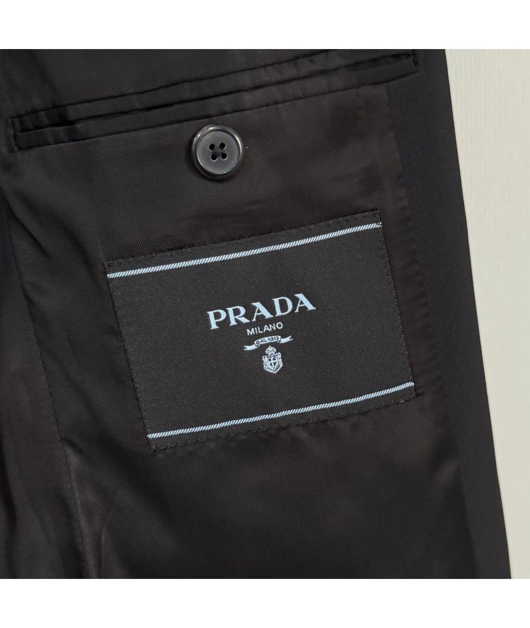 PRADA Черный классический костюм, фото 6
