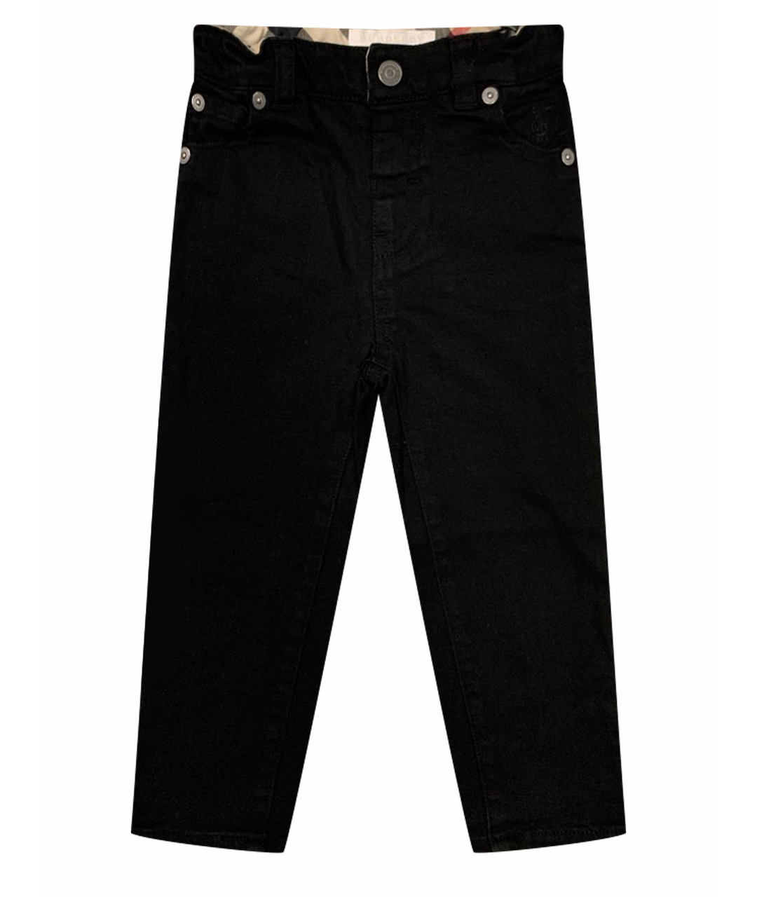 BURBERRY Черные хлопковые джинсы, фото 1