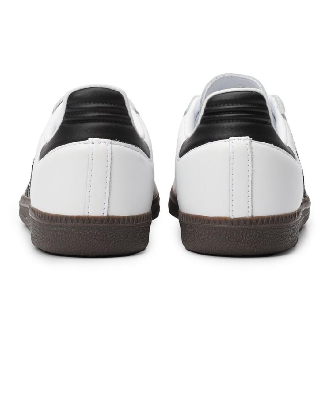 ADIDAS Белые кожаные кеды, фото 4