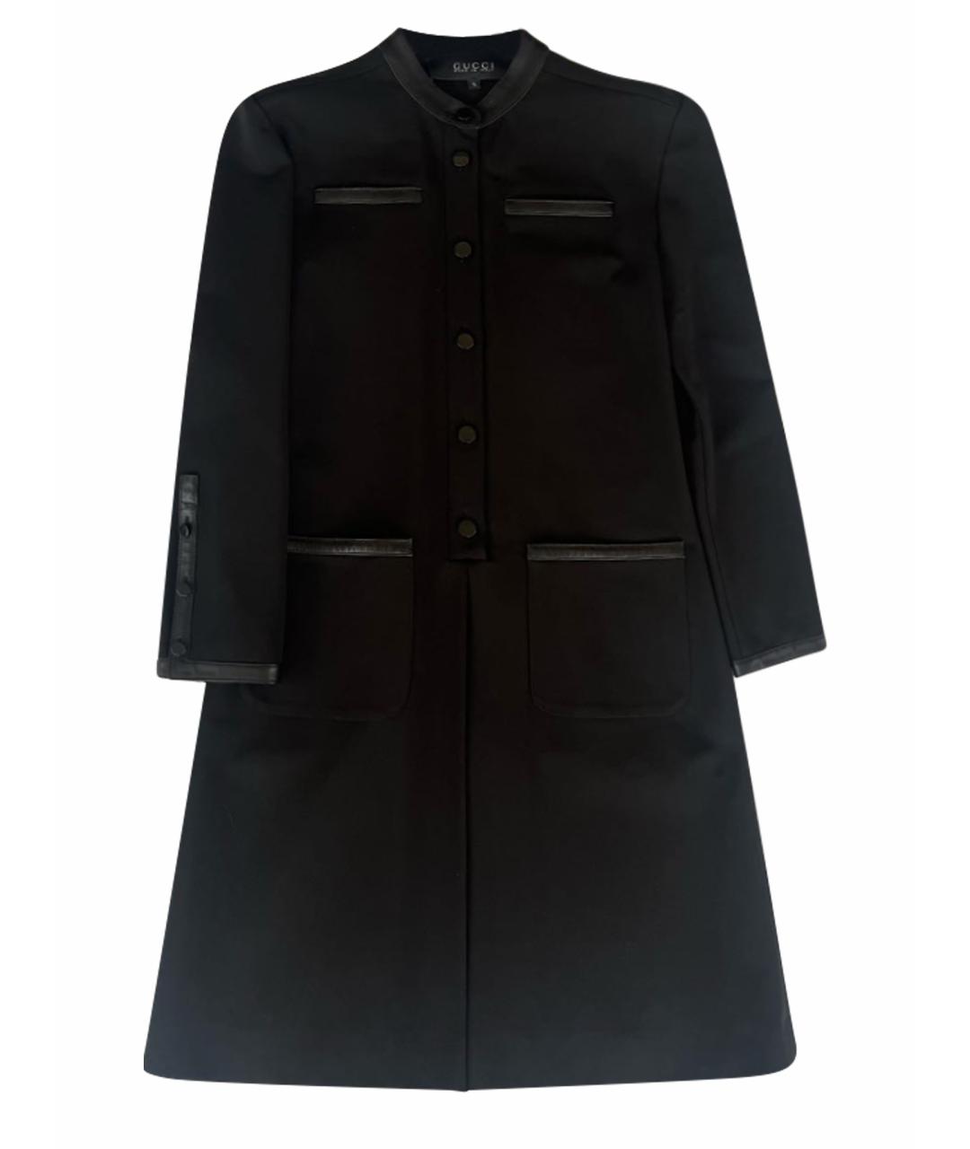 GUCCI Черное полиамидовое платье, фото 1