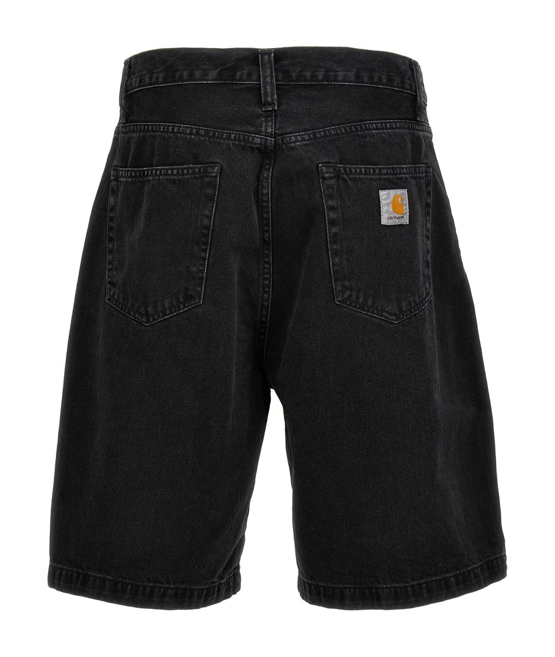 CARHARTT WIP Черные хлопковые шорты, фото 2