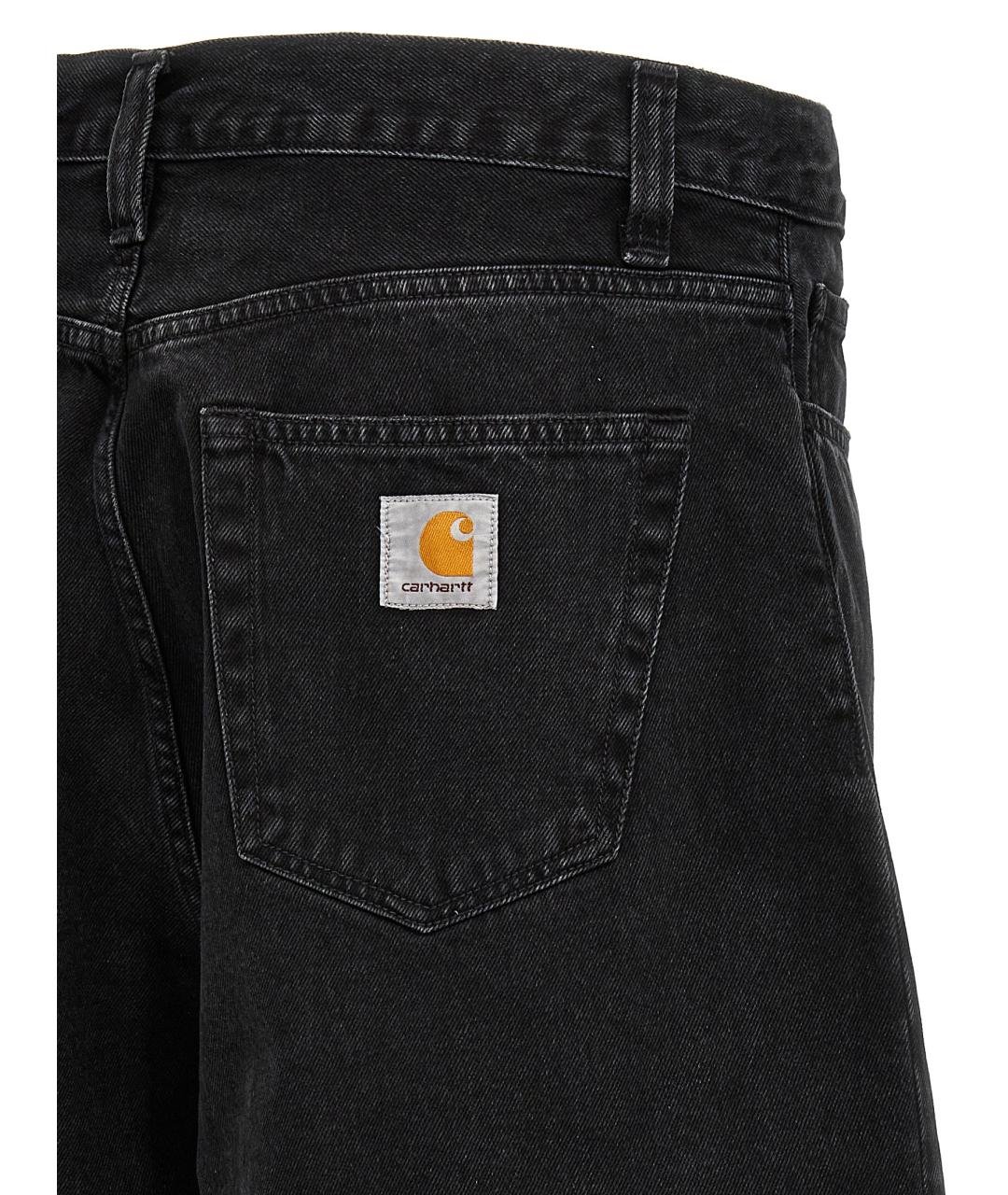 CARHARTT WIP Черные хлопковые шорты, фото 4