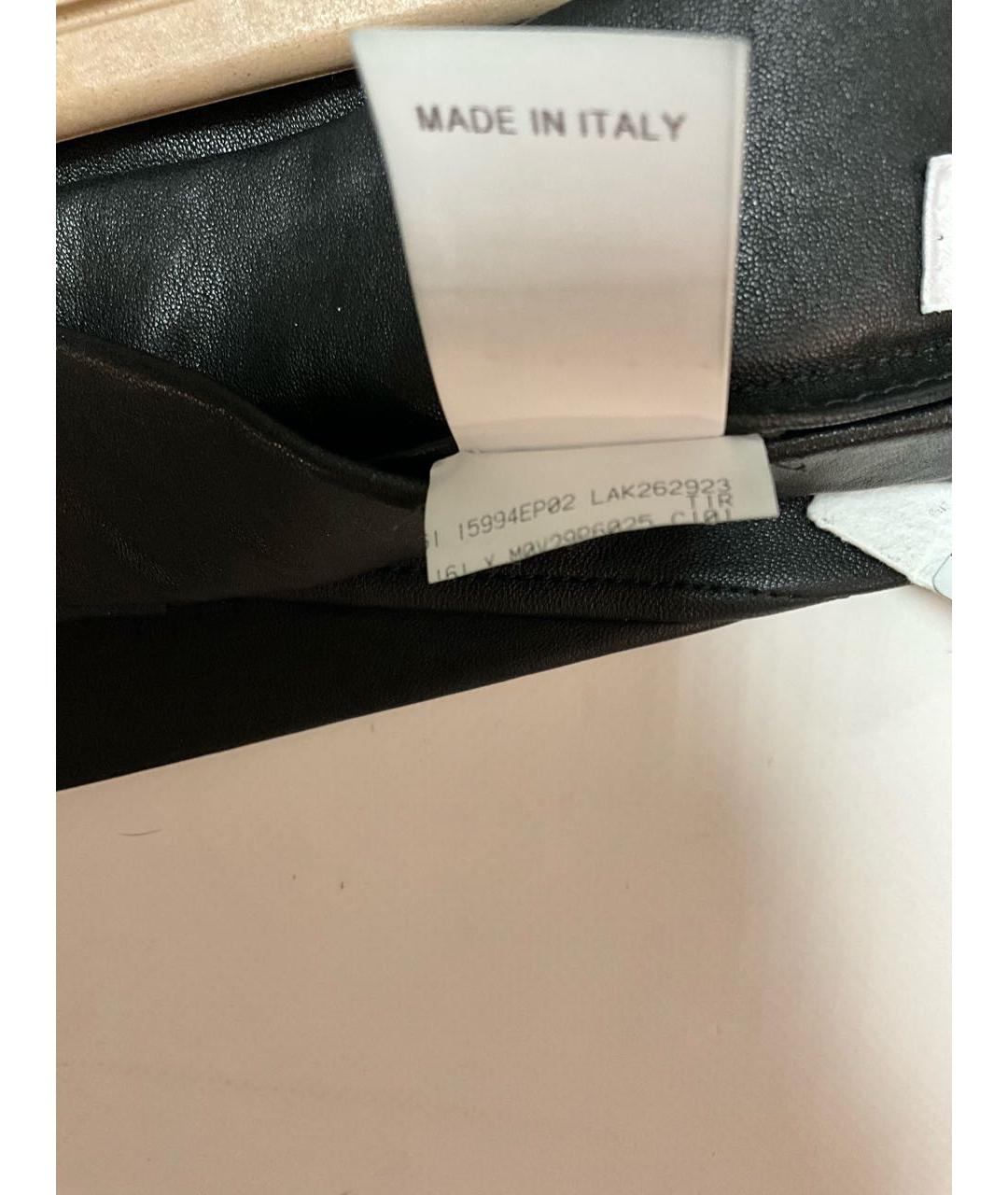 BRUNELLO CUCINELLI Черные кожаные леггинсы и велосипедки, фото 5