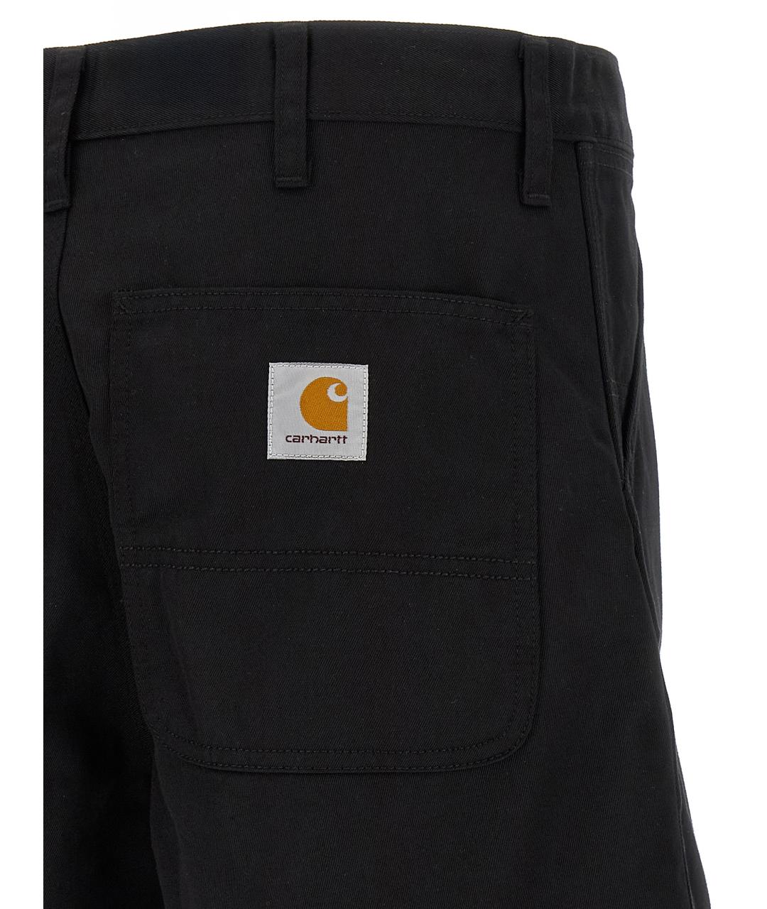 CARHARTT WIP Черные полиэстеровые шорты, фото 4