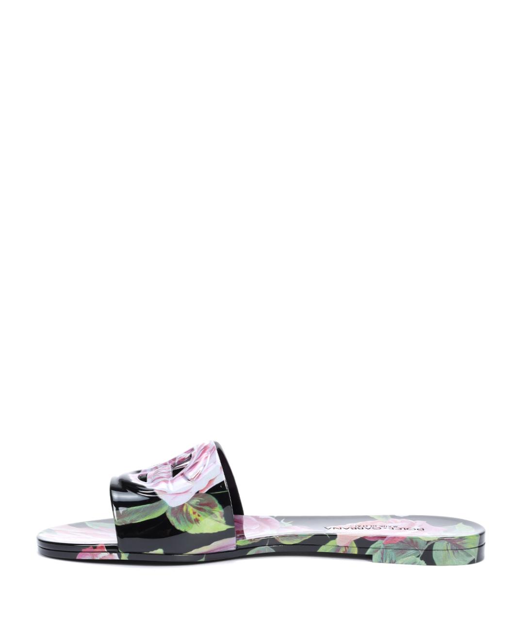 DOLCE&GABBANA Мульти шлепанцы, фото 3