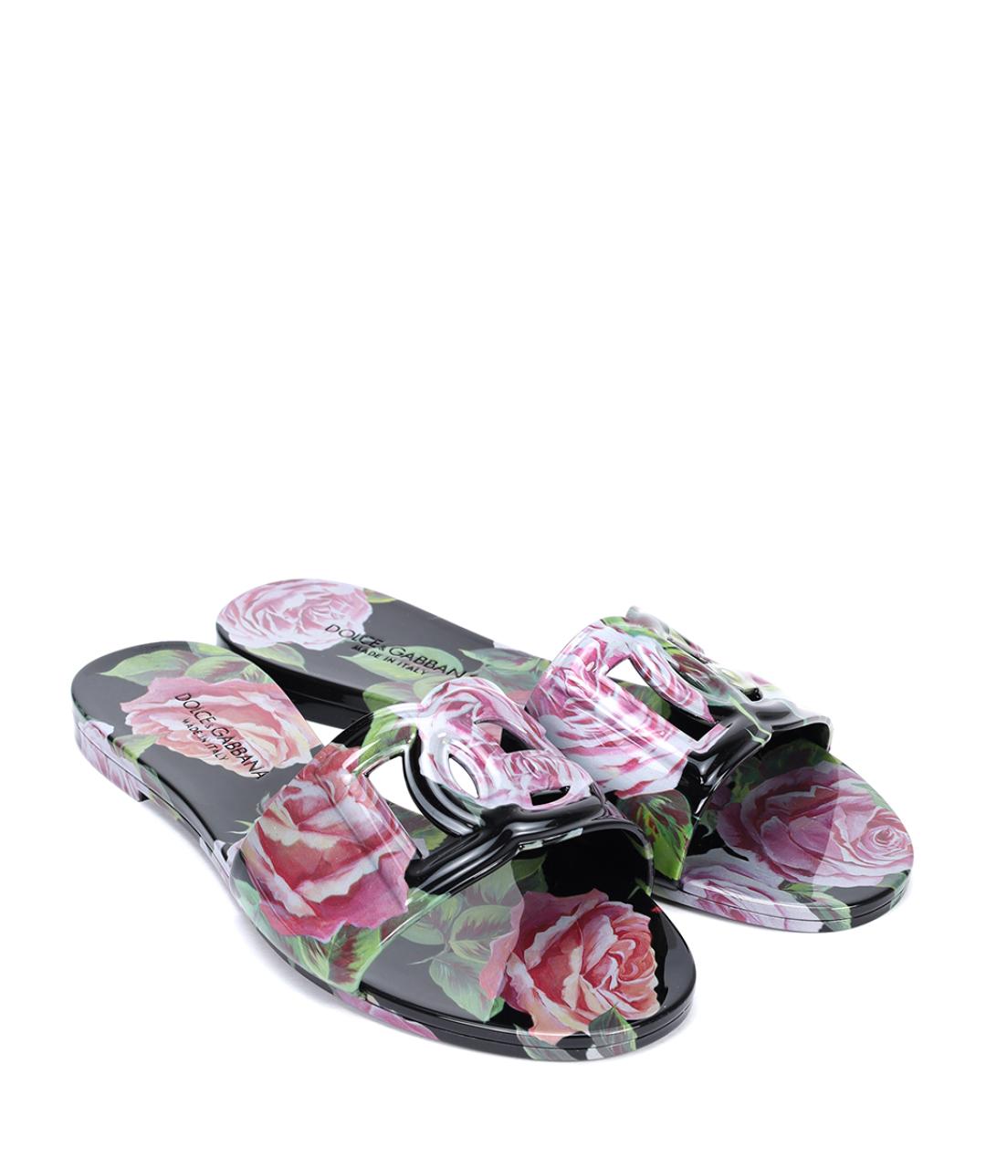 DOLCE&GABBANA Мульти шлепанцы, фото 2