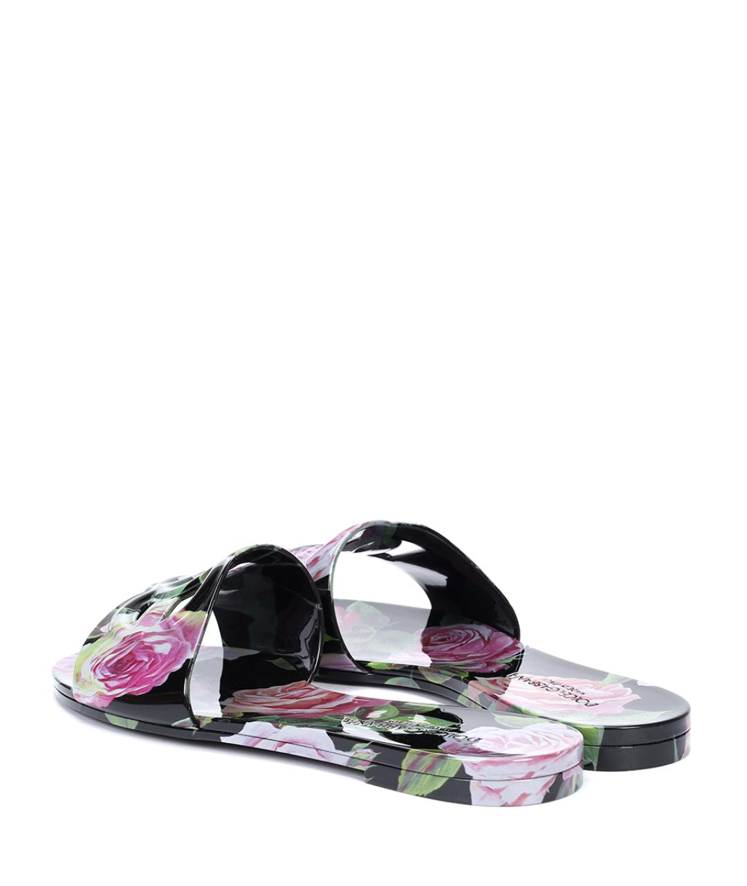 DOLCE&GABBANA Мульти шлепанцы, фото 4
