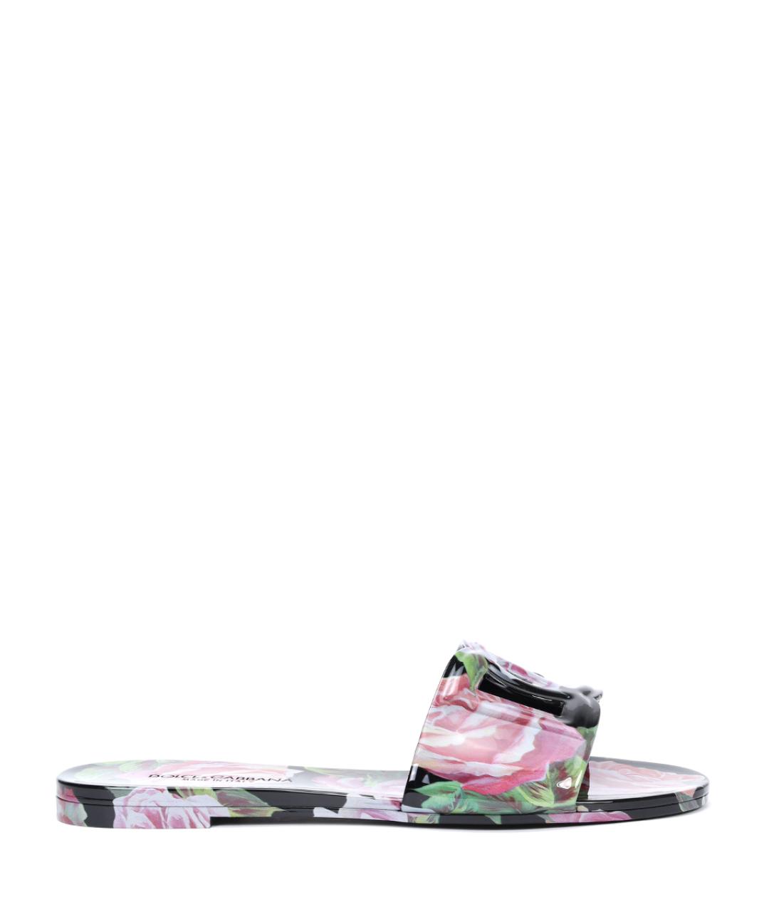 DOLCE&GABBANA Мульти шлепанцы, фото 1