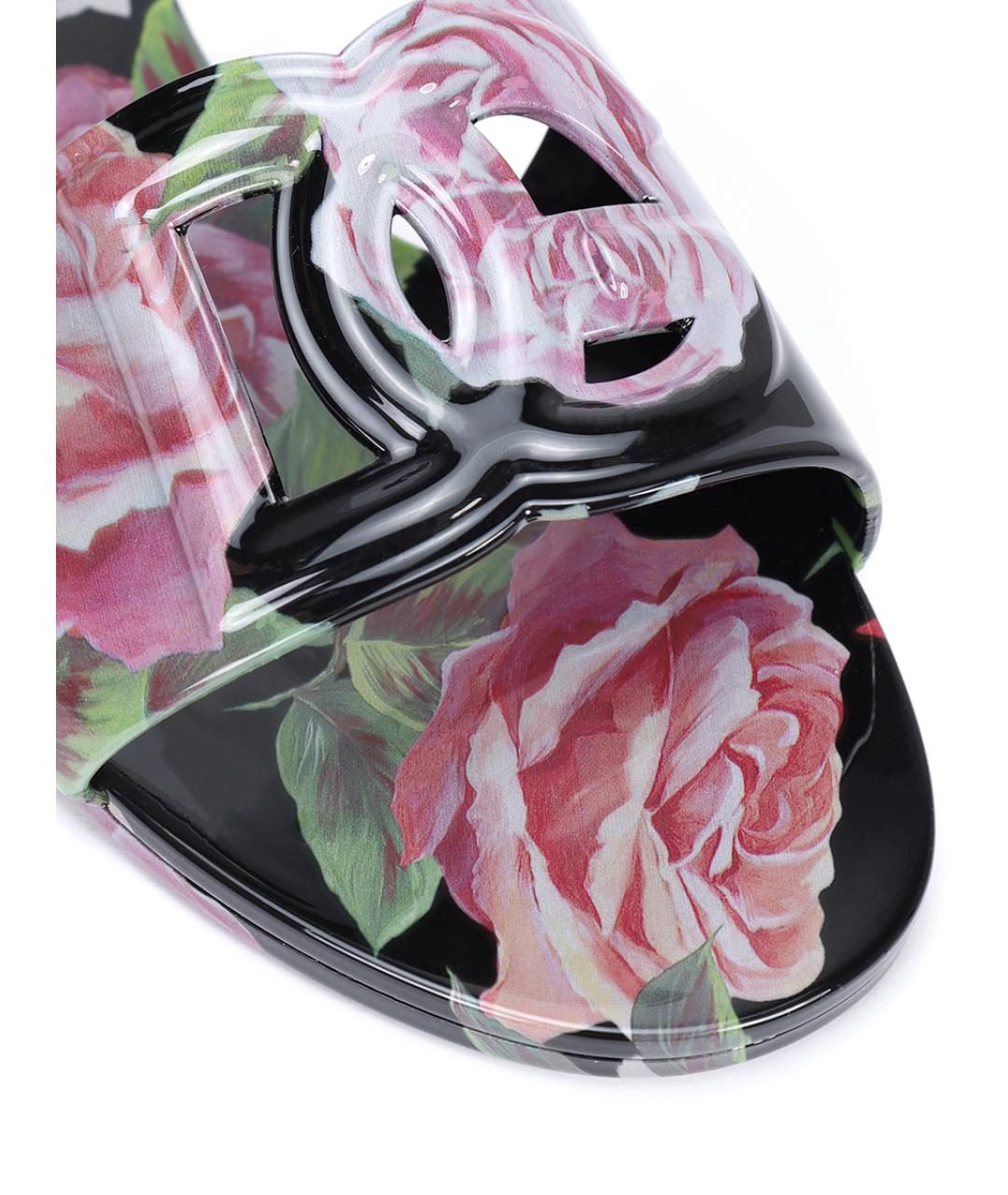DOLCE&GABBANA Мульти шлепанцы, фото 5