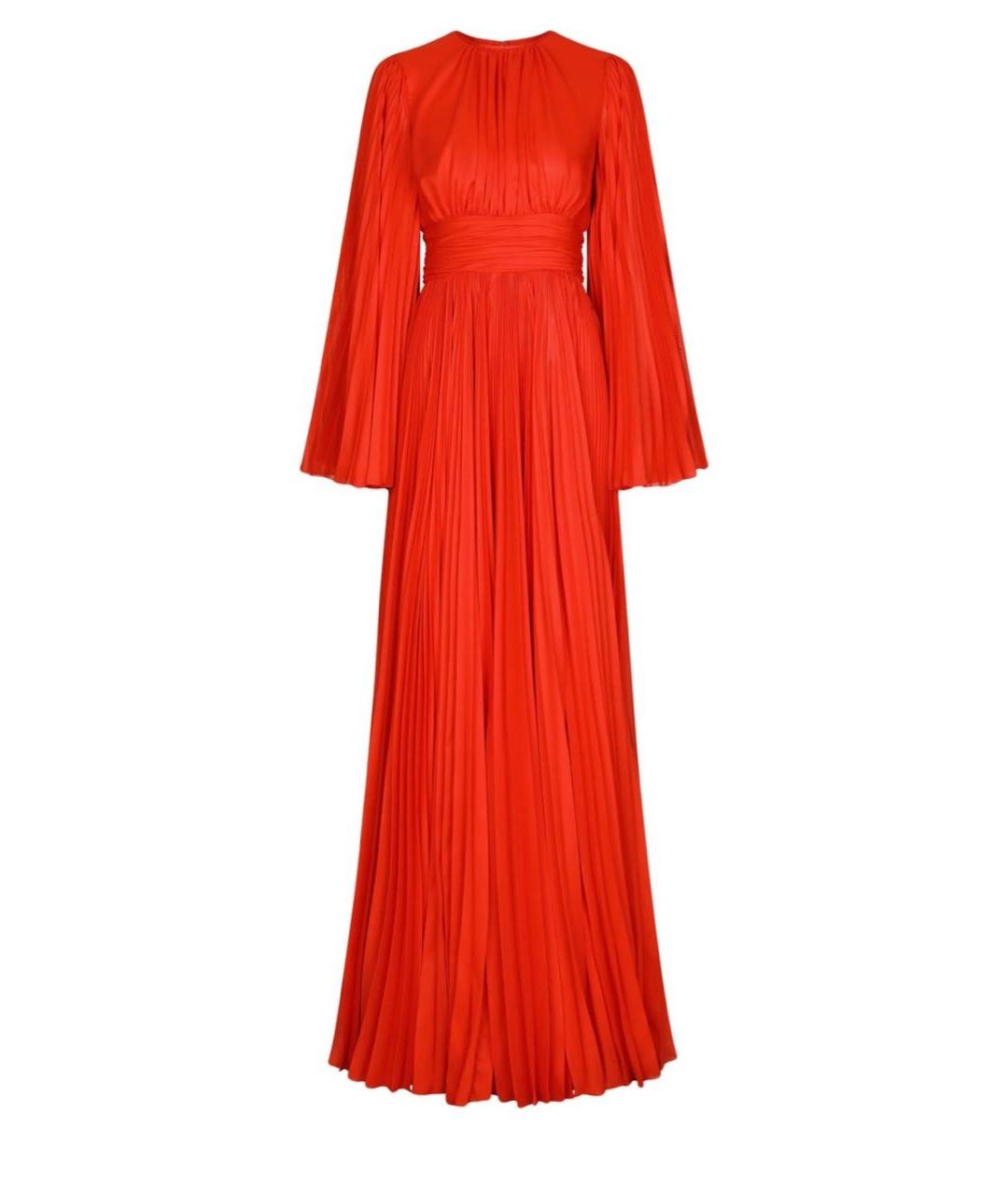 DOLCE&GABBANA Красное полиэстеровое вечернее платье, фото 6