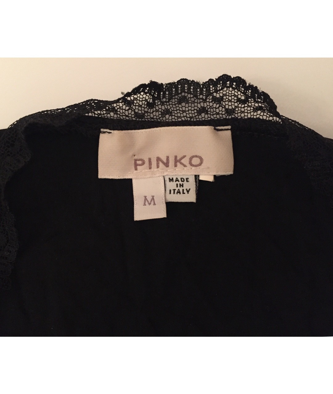 PINKO Черное полиэстеровое повседневное платье, фото 4