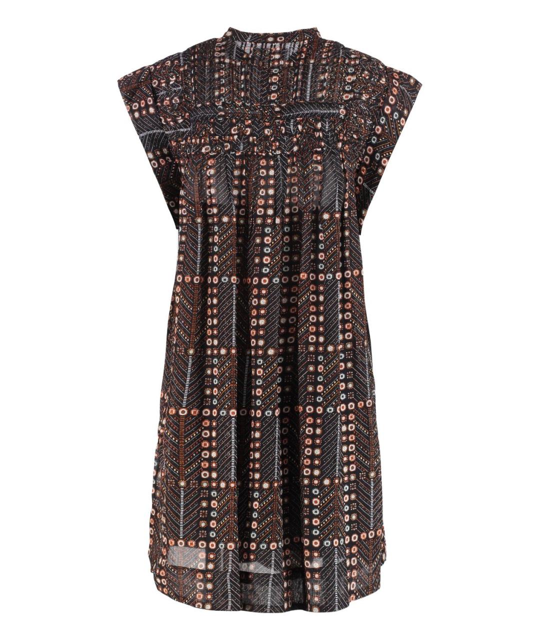 ISABEL MARANT ETOILE Мульти хлопковое повседневное платье, фото 2